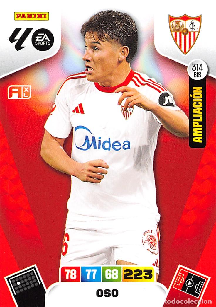 Cromos de F&uacute;tbol: PANINI ADRENALYN 25/26 2025/2026 #314 BIS OSO (SEVILLA F.C.)