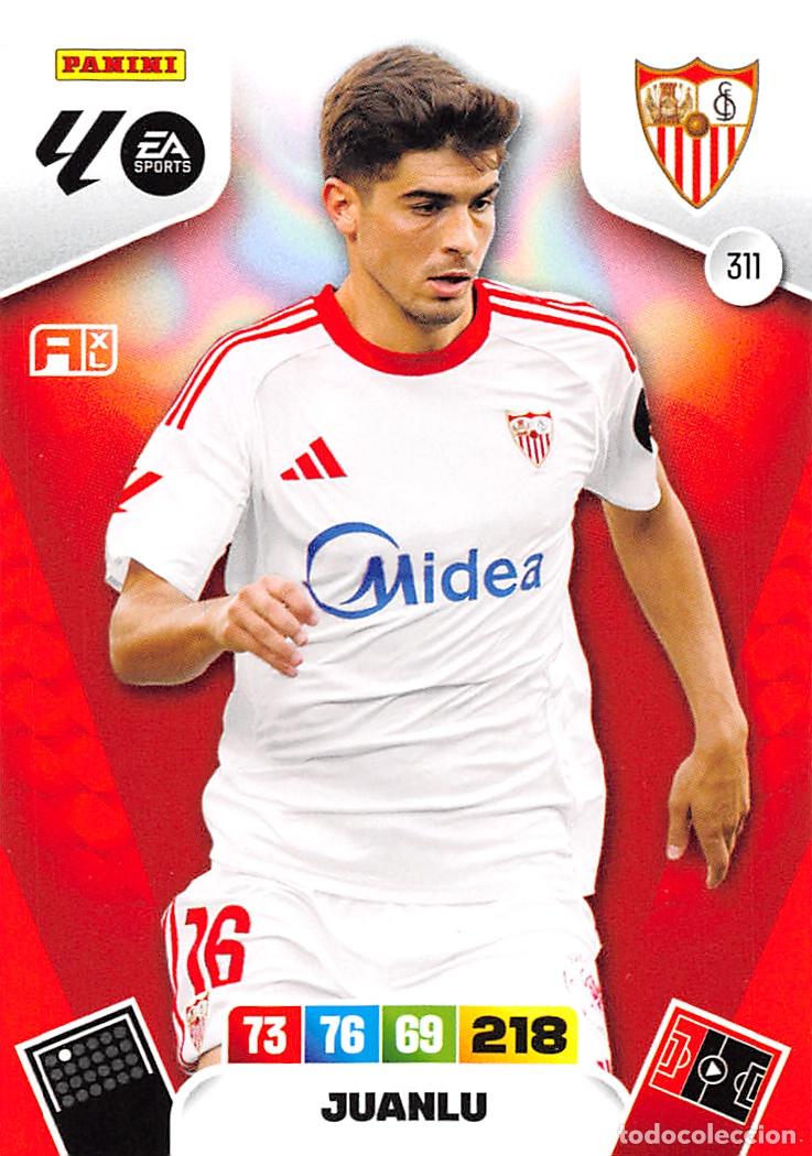 Cromos de F&uacute;tbol: PANINI ADRENALYN 25/26 2025/2026 #311 JUANLU (SEVILLA F.C.)