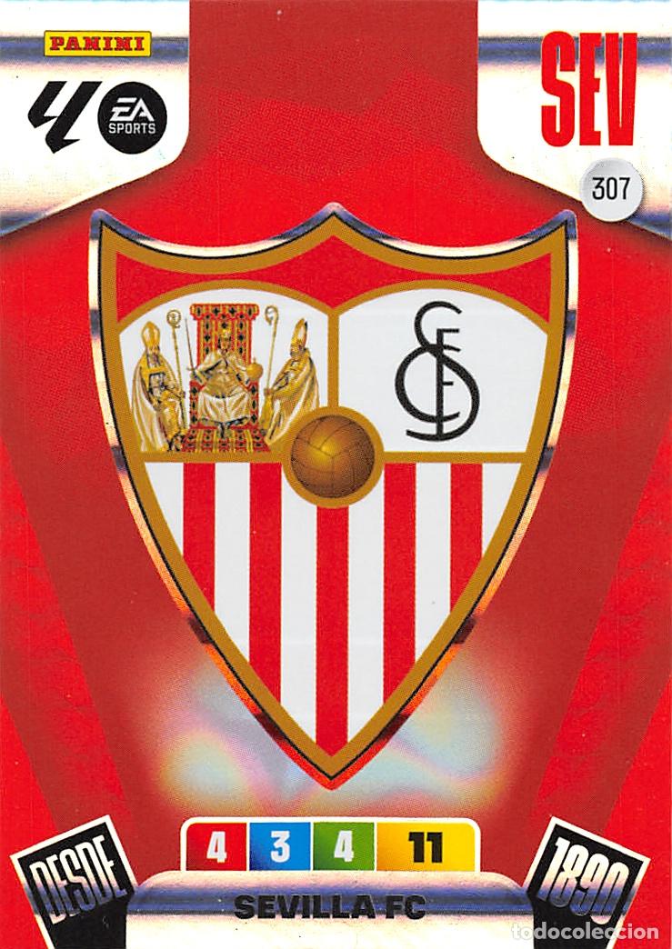 Cromos de F&uacute;tbol: PANINI ADRENALYN 25/26 2025/2026 #307 ESCUDO (SEVILLA F.C.)