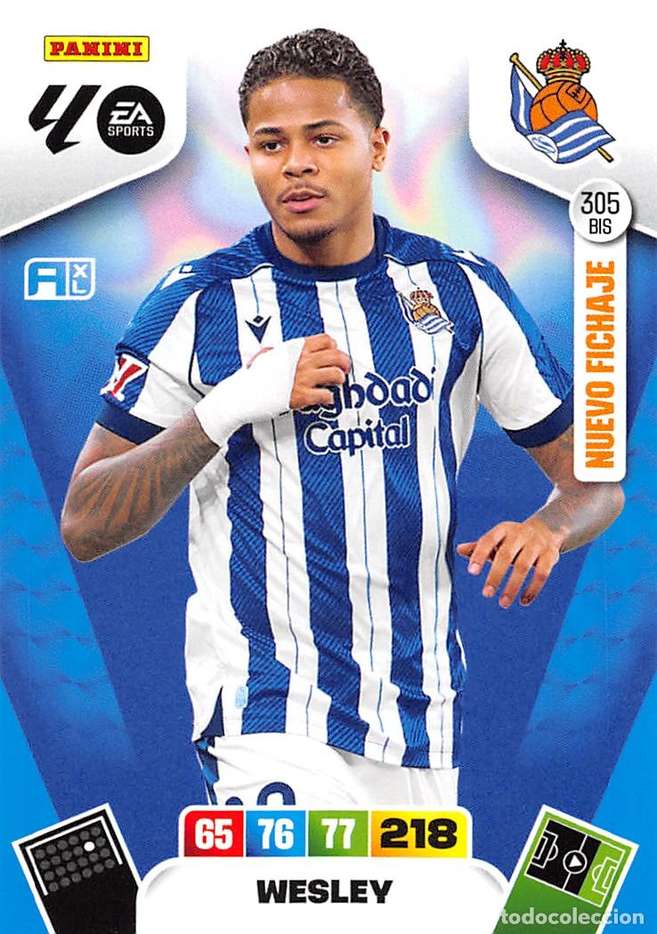 Cromos de F&uacute;tbol: PANINI ADRENALYN 25/26 2025/2026 #305 BIS WESLEY (REAL SOCIEDAD)