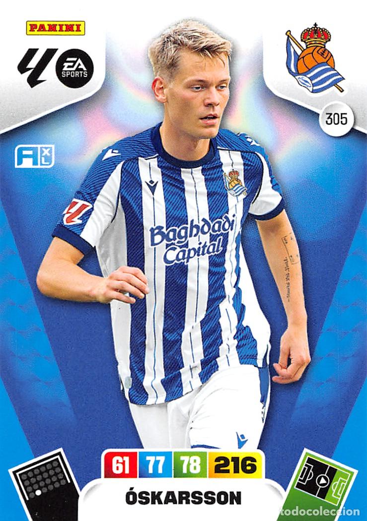 Cromos de F&uacute;tbol: PANINI ADRENALYN 25/26 2025/2026 #305 OSKARSSON (REAL SOCIEDAD)