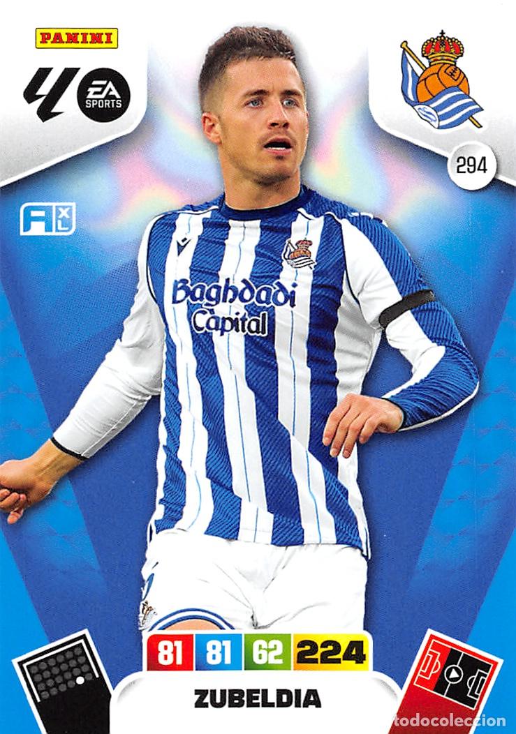 Football Stickers: PANINI ADRENALYN 25/26 2025/2026 #294 ZUBELDIA (REAL SOCIEDAD)