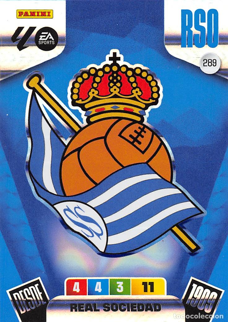 Cromos de Futebol: PANINI ADRENALYN 25/26 2025/2026 #289 ESCUDO (REAL SOCIEDAD)