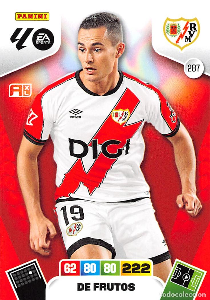 Cromos de Futebol: PANINI ADRENALYN 25/26 2025/2026 #287 DE FRUTOS (RAYO VALLECANO)