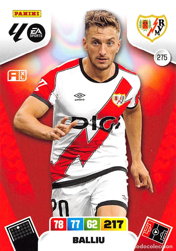 Football Stickers: PANINI ADRENALYN 25/26 2025/2026 #275 BALLIU (RAYO VALLECANO)