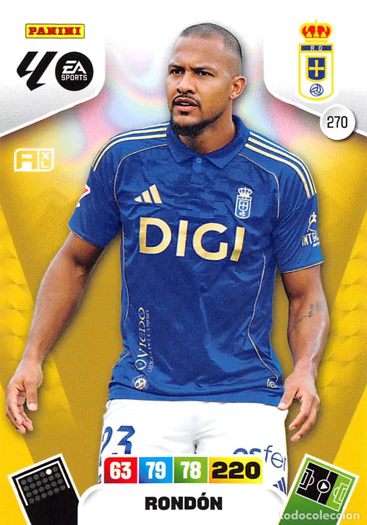 Football Stickers: PANINI ADRENALYN 25/26 2025/2026 #270 RONDON (REAL OVIEDO)
