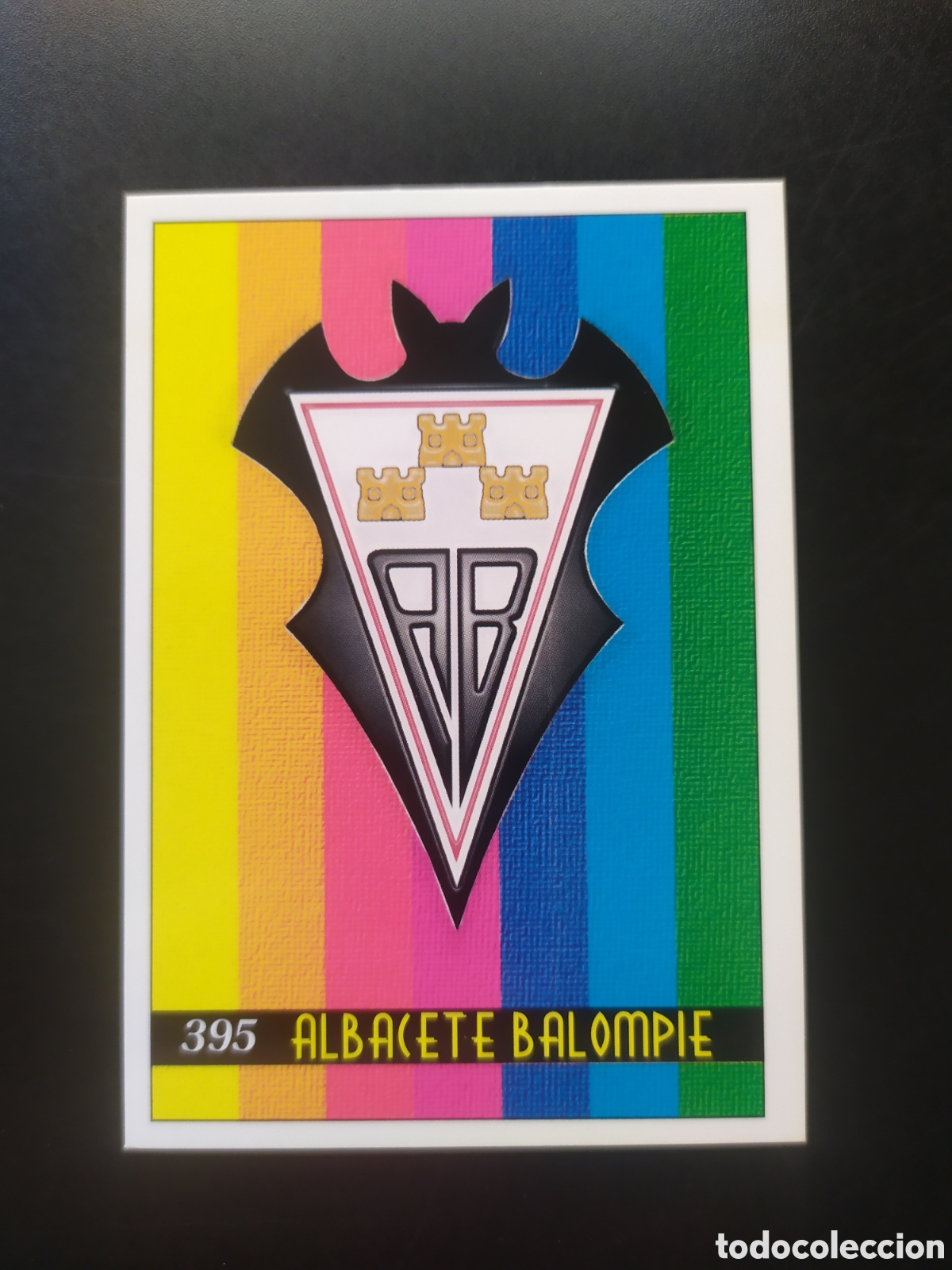 Cromos de F&uacute;tbol: Mundicromo fichas Liga 1999 2000 99 00 escudo n&deg; 395 Albacete