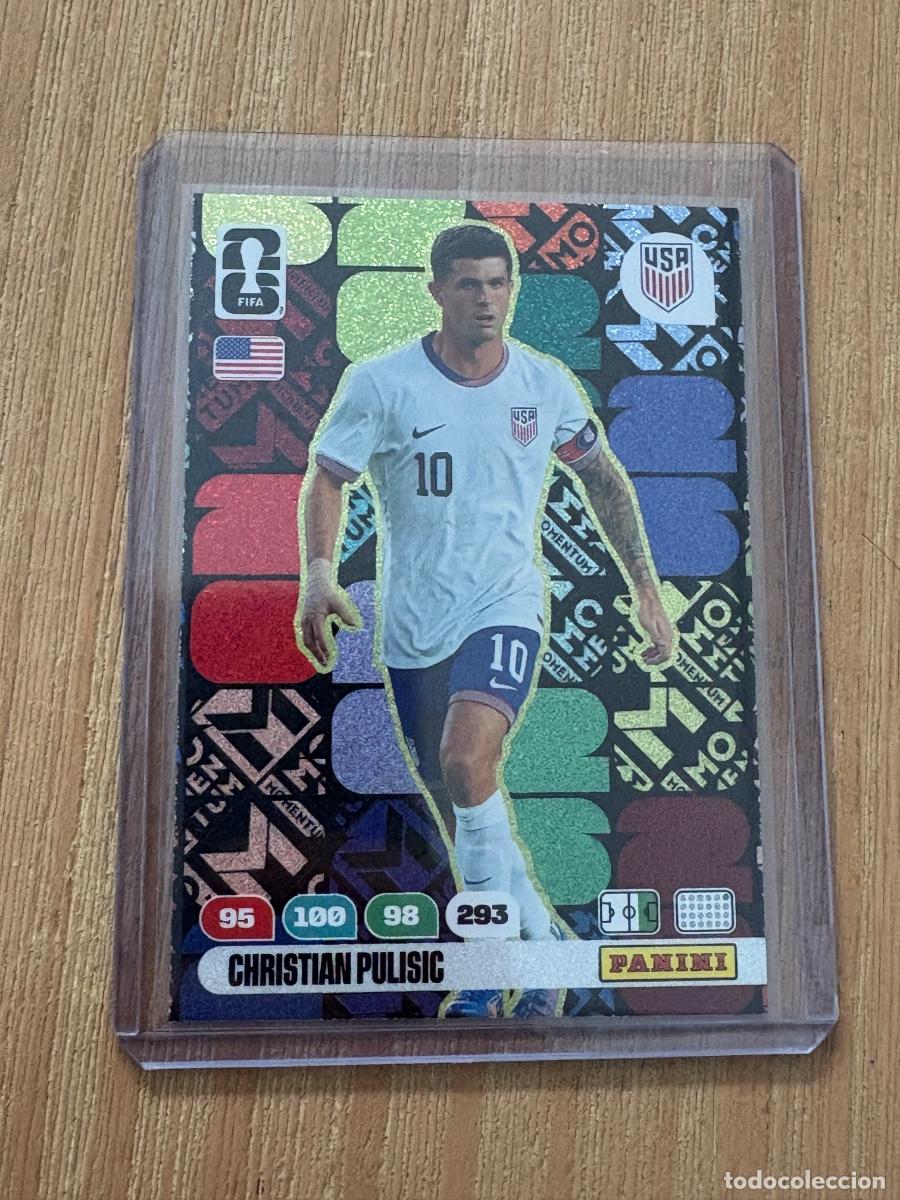 Cromos de F&uacute;tbol: Mom1. CROMO MOMENTUM CHRISTIAN PULISIC 2025-26 25-26 WORLD CUP 2026 COPA DEL MUNDO