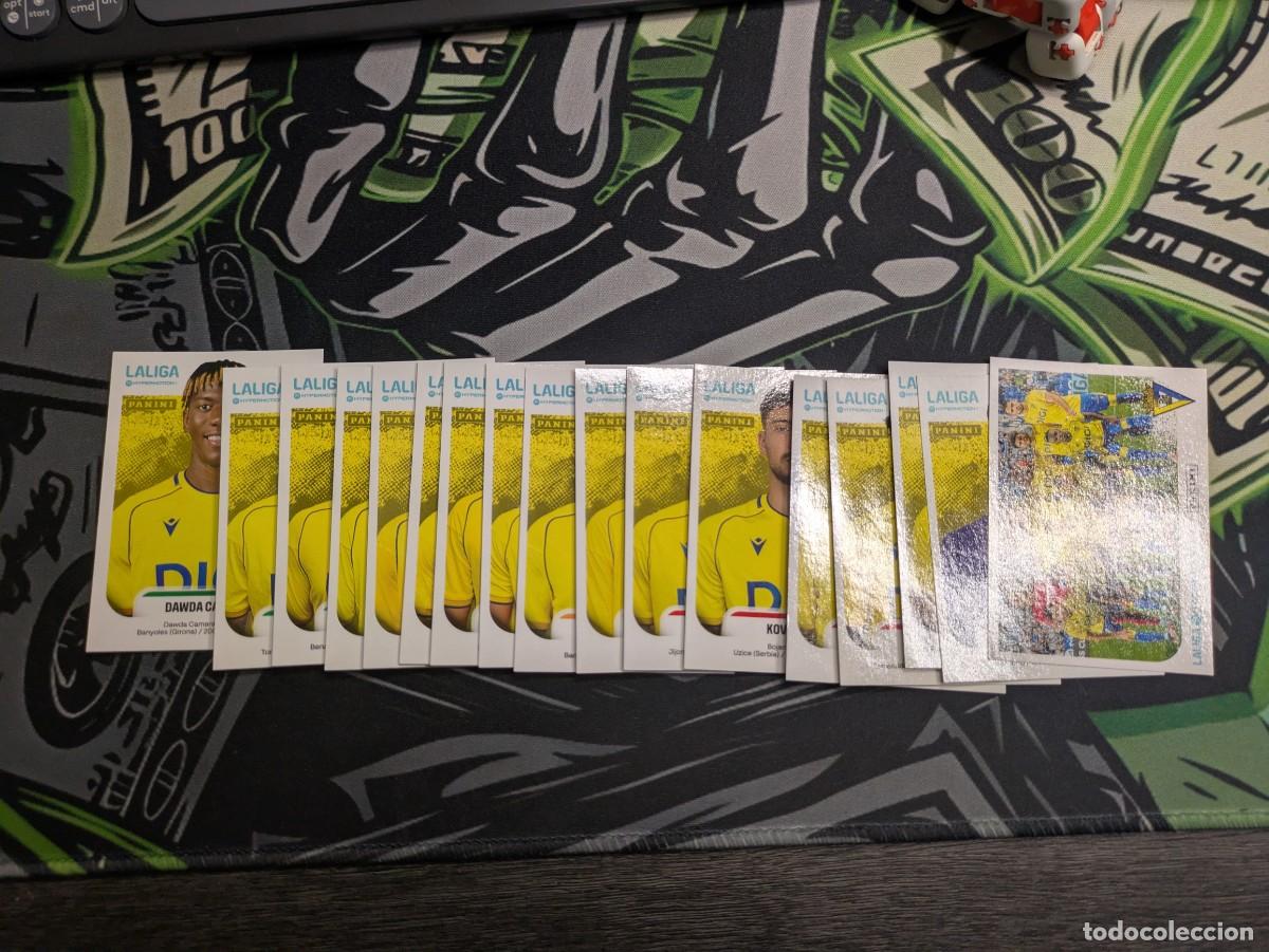 Cromos de F&uacute;tbol: Lote 17 cromos C&aacute;diz CF - Liga Hypermotion 2025/26 - Panini - Sin pegar