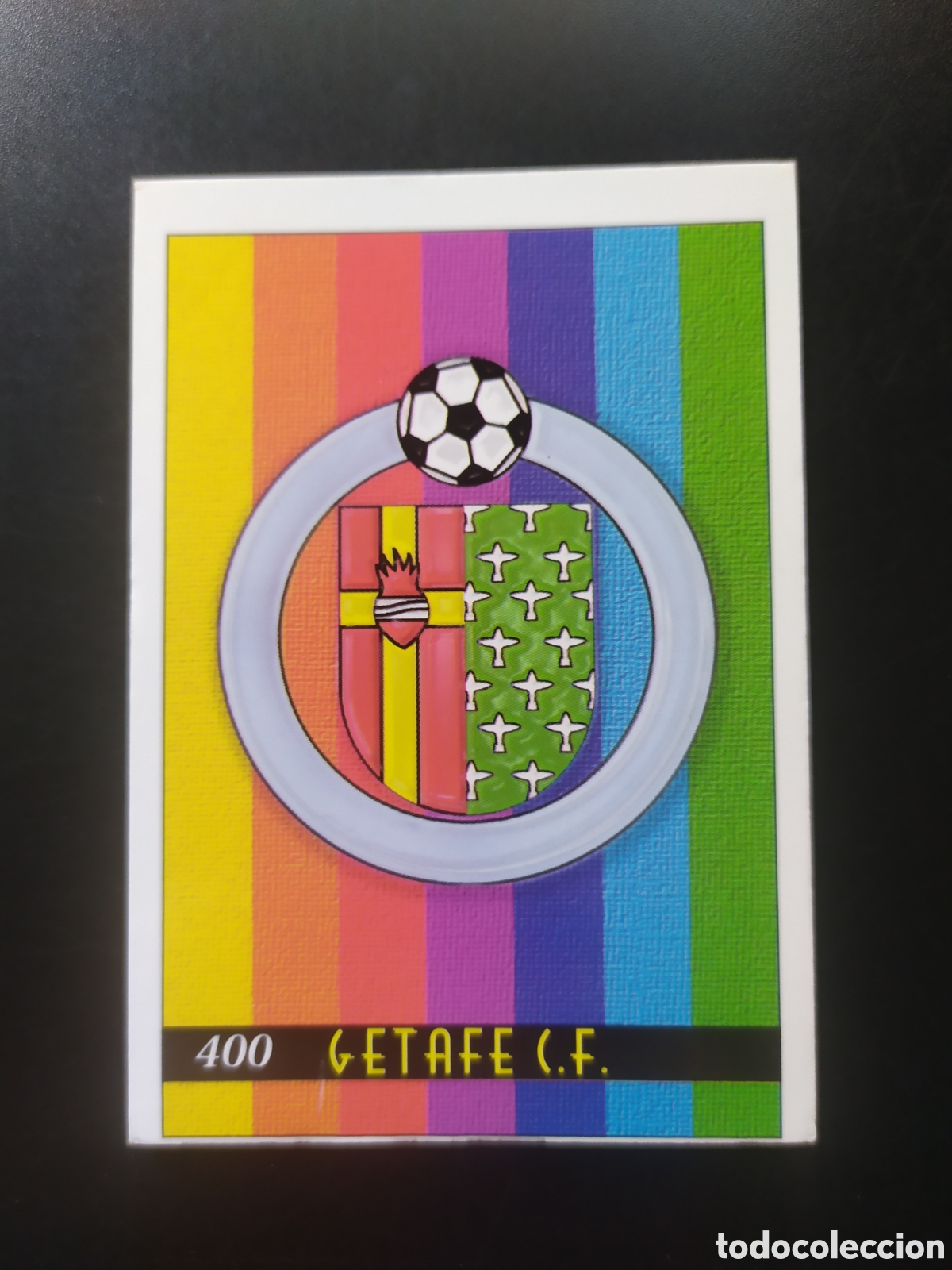 Cromos de F&uacute;tbol: Mundicromo fichas Liga 1999 2000 99 00 escudo n&deg; 400 Getafe