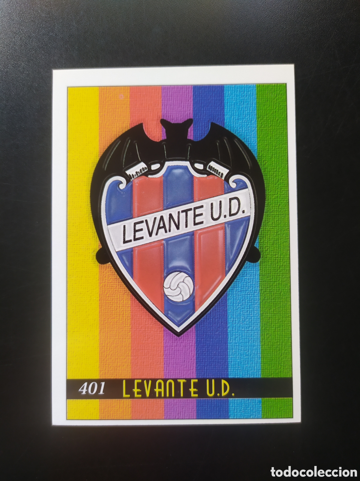 Cromos de F&uacute;tbol: Mundicromo fichas Liga 1999 2000 99 00 escudo n&deg; 401 Levante