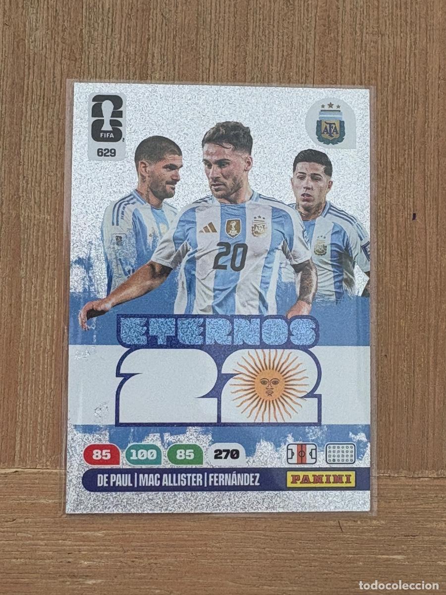 Cromos de F&uacute;tbol: Mom1. CROMO PANINI FIFA WORLD CUP 2026 ETERNOS 22 N 629 ( C&oacute;digo sin activar)