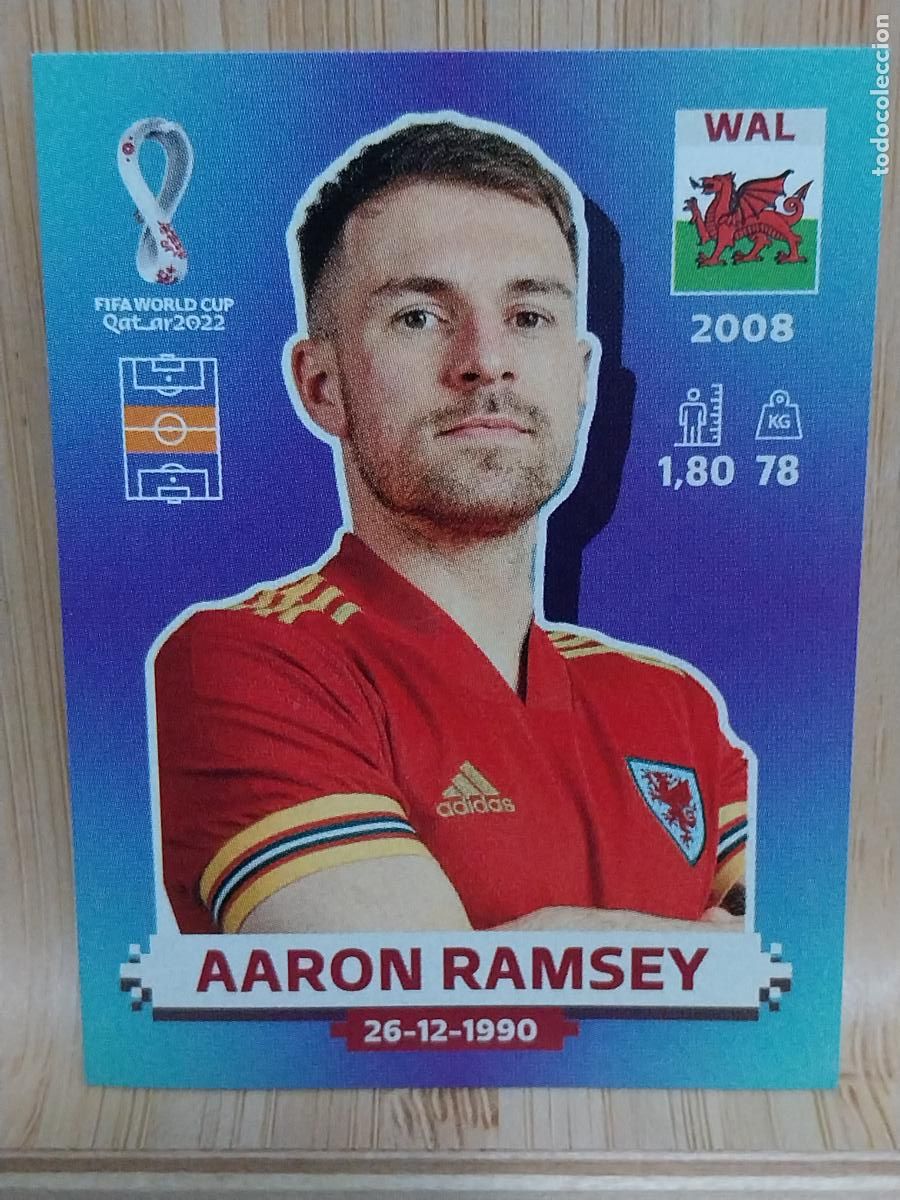 Cromos de F&uacute;tbol: RAMSEY WALES WAL 14 ** QATAR 2022 CROMO SIN PEGAR NUNCA ORIGINAL