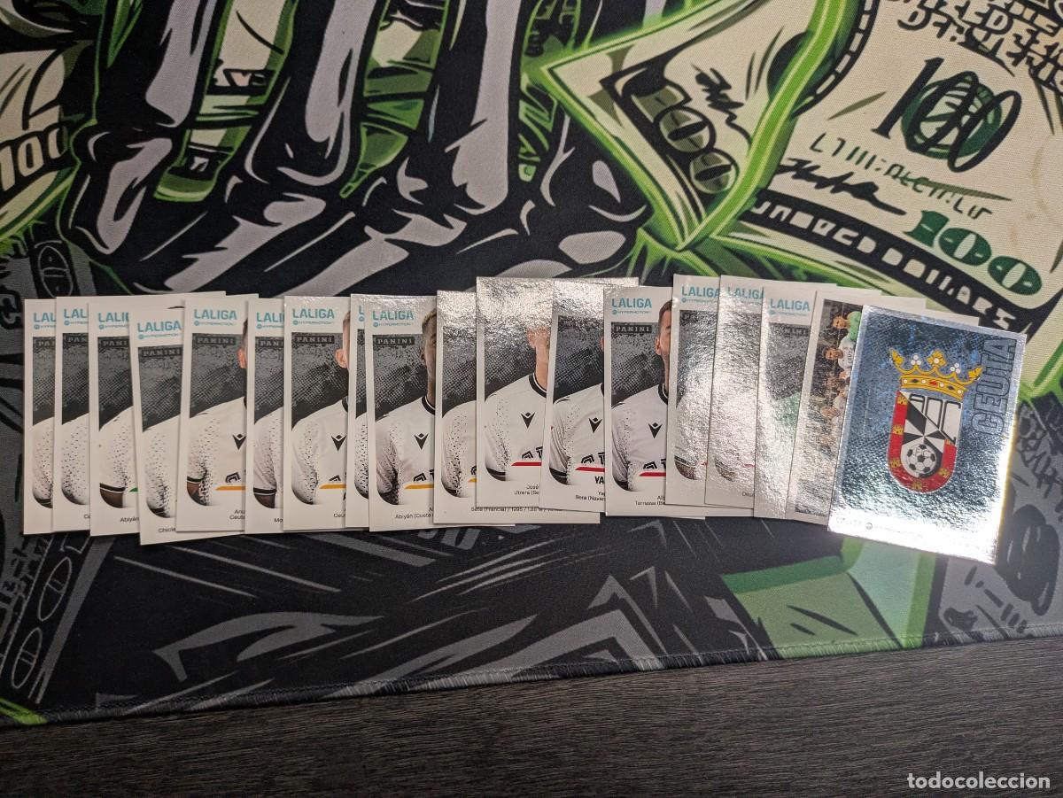 Cromos de F&uacute;tbol: Lote 18 cromos AD Ceuta FC - Liga Hypermotion 2025/26 - Panini - Sin pegar