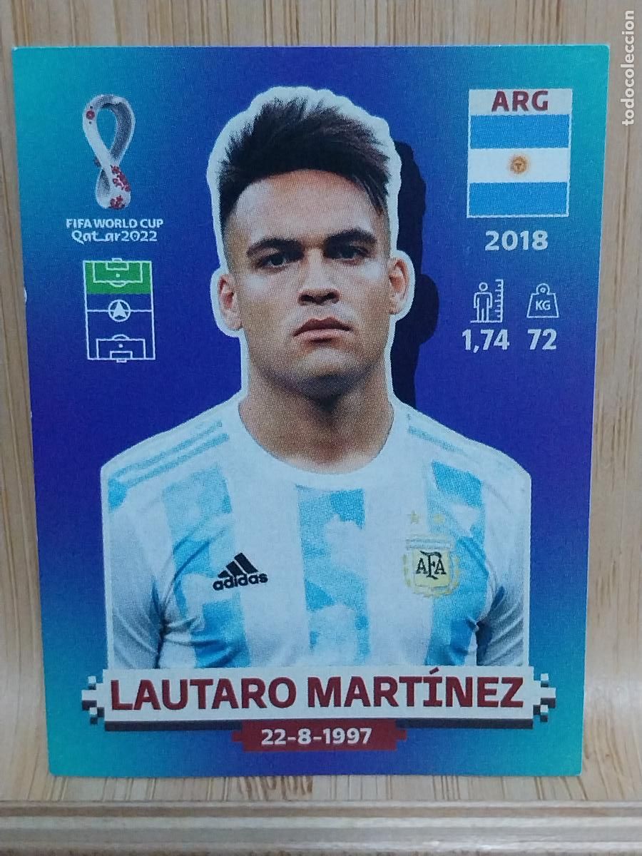 Cromos de F&uacute;tbol: LAUTARO ARGENTINA ARG 19 ** QATAR 2022 CROMO SIN PEGAR NUNCA ORIGINAL