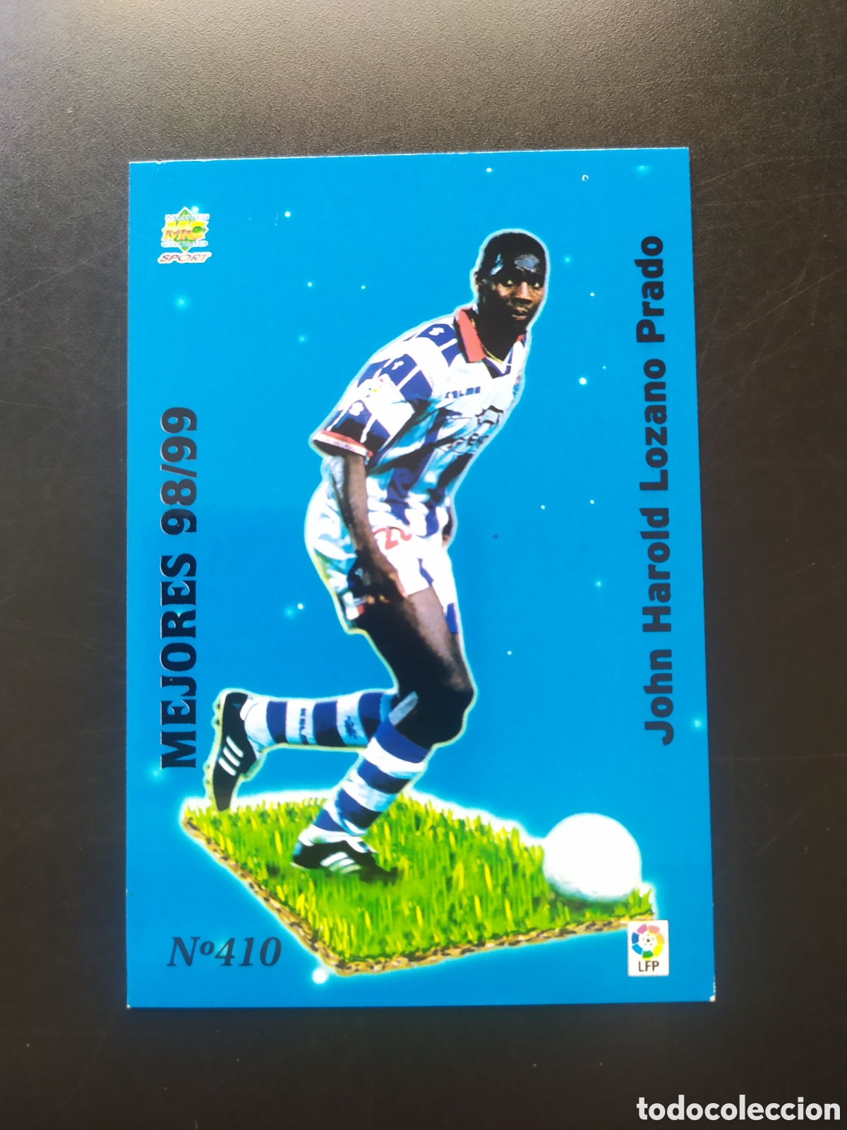 Cromos de F&uacute;tbol: Mundicromo fichas Liga 1999 2000 99 00 Lozano mejores 98/99 n&deg; 410 Valladolid