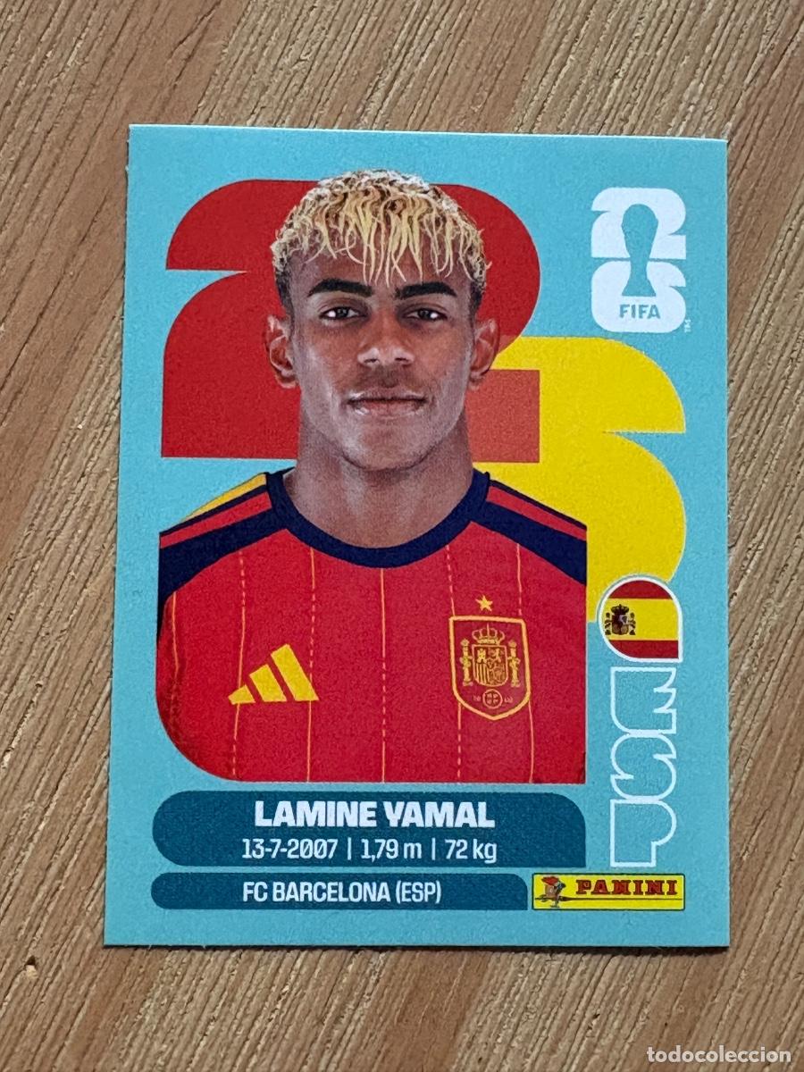 Cromos de F&uacute;tbol: CROMO ESP15 LAMINE YAMAL 15 ESPA&Ntilde;A MUNDIAL FIFA WORLD CUP 2026 STICKER PANINI SIN PEGAR