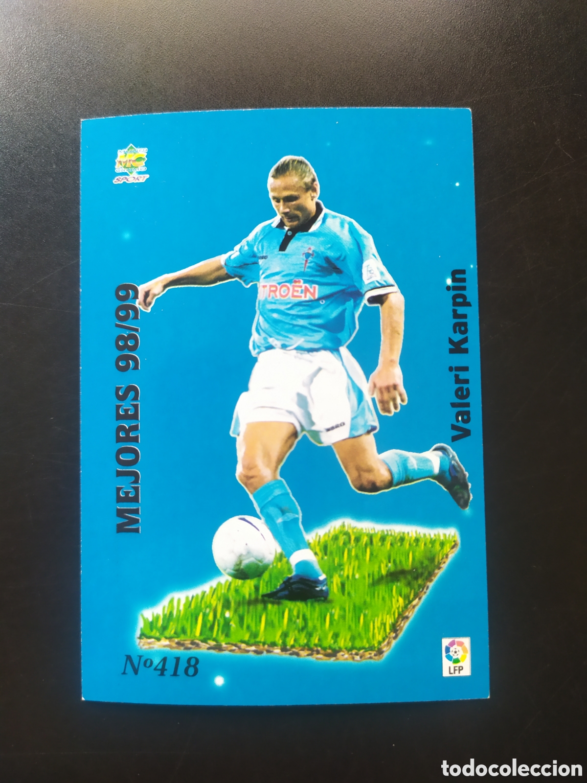 Cromos de F&uacute;tbol: Mundicromo fichas Liga 1999 2000 99 00 Karpin mejores 98/99 n&deg; 418 Celta Vigo