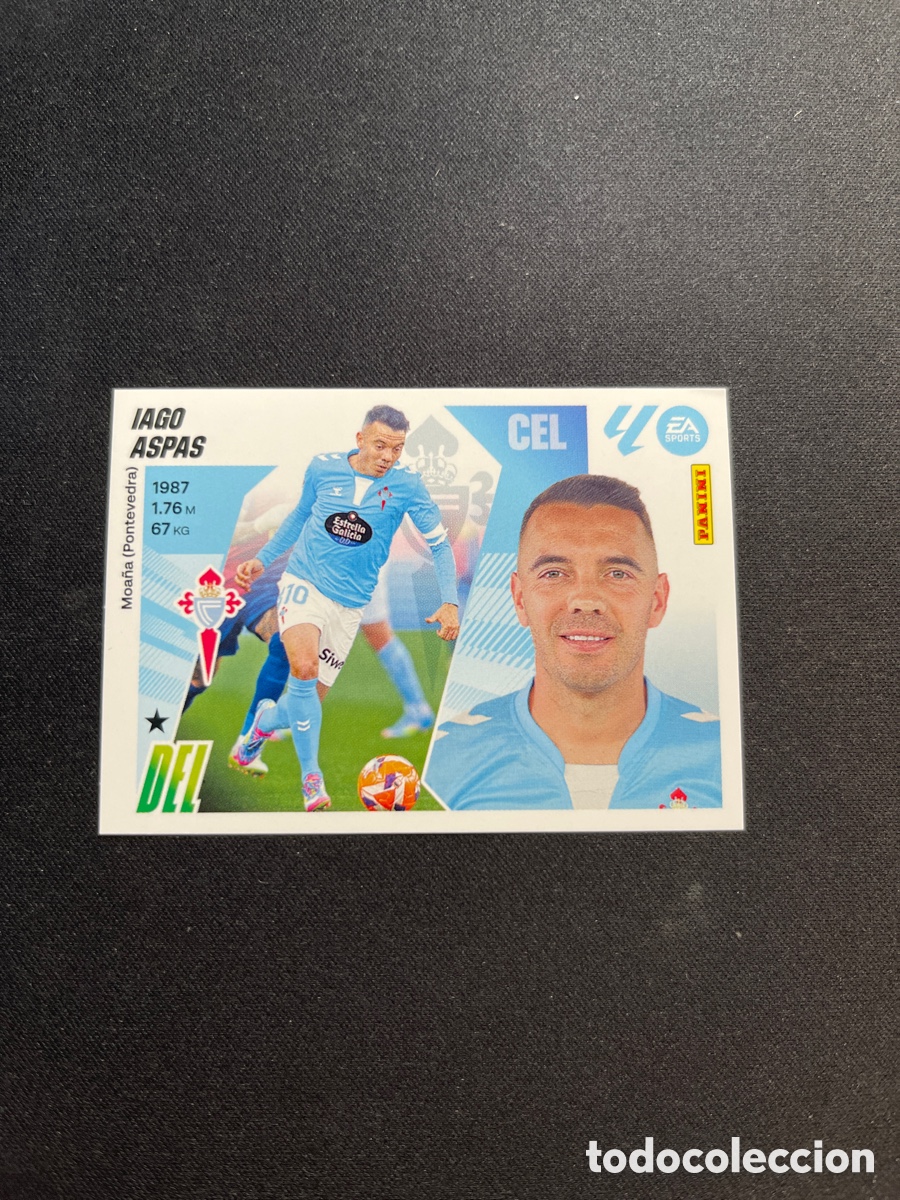 Fu&szlig;ball-Sticker: Iago Aspas 20 Celta de Vigo Liga Este 2025 2026 25 26