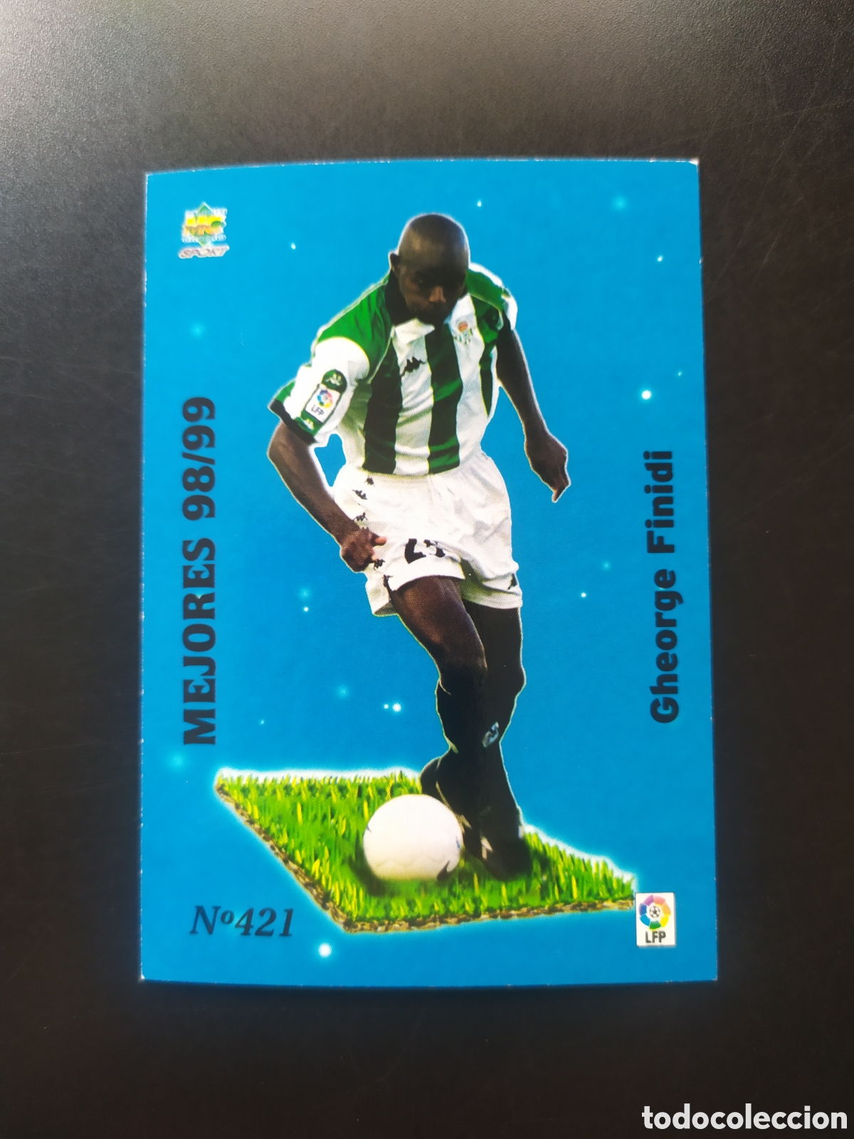 Fu&szlig;ball-Sticker: Mundicromo fichas Liga 1999 2000 99 00 Finidi mejores 98/99 n&deg; 421 Real Betis