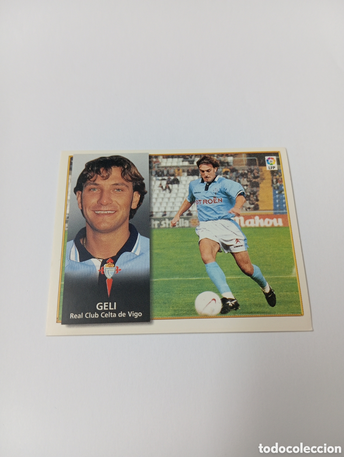 Fu&szlig;ball-Sticker: GELI BAJA Celta Liga Este 1998 1999 NUEVO SIN PEGAR 98 99