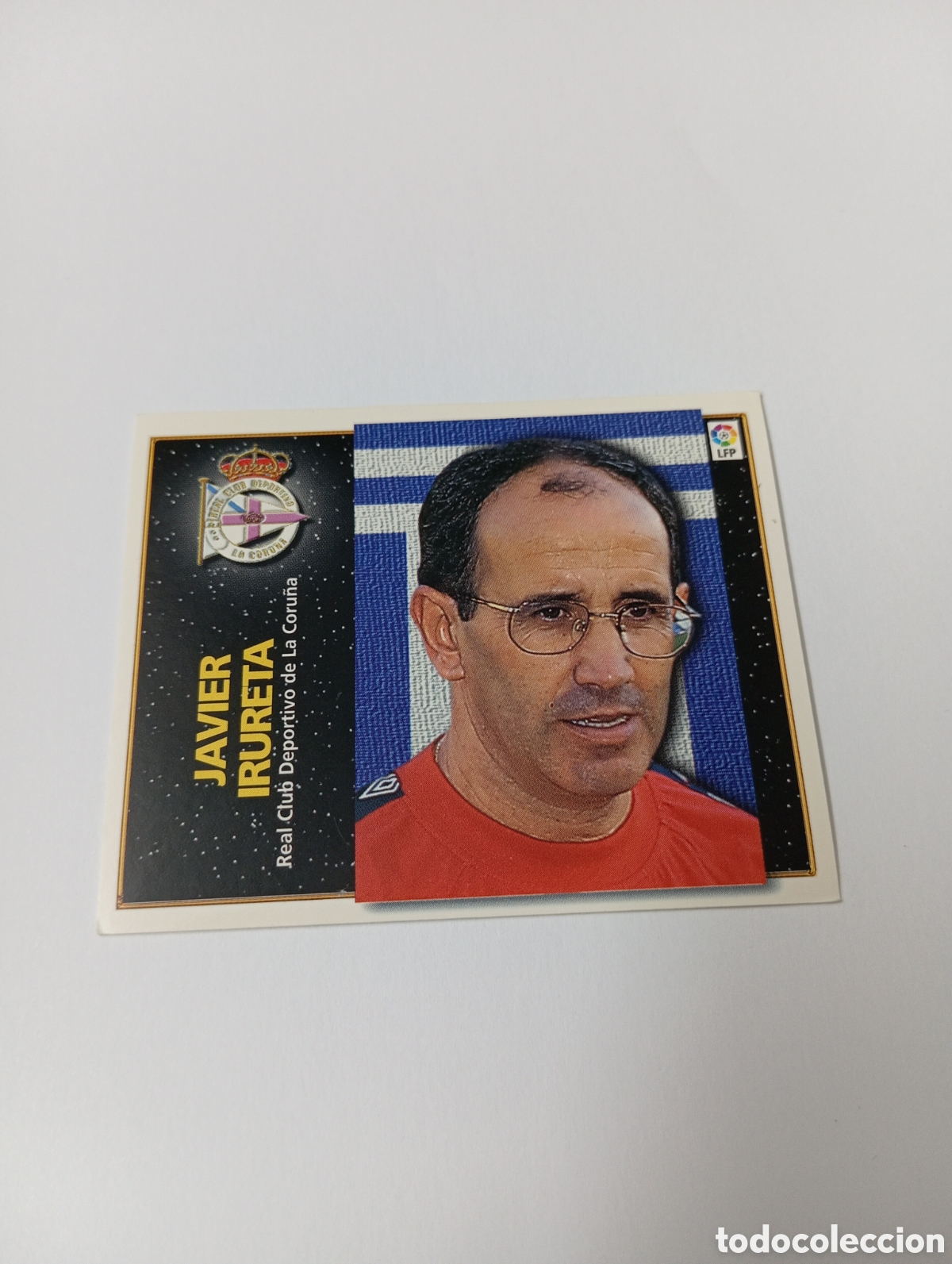 Cromos de F&uacute;tbol: ENTRENADOR JAVIER IRURETA Deportivo Liga Este 1998 1999 NUEVO SIN PEGAR 98 99