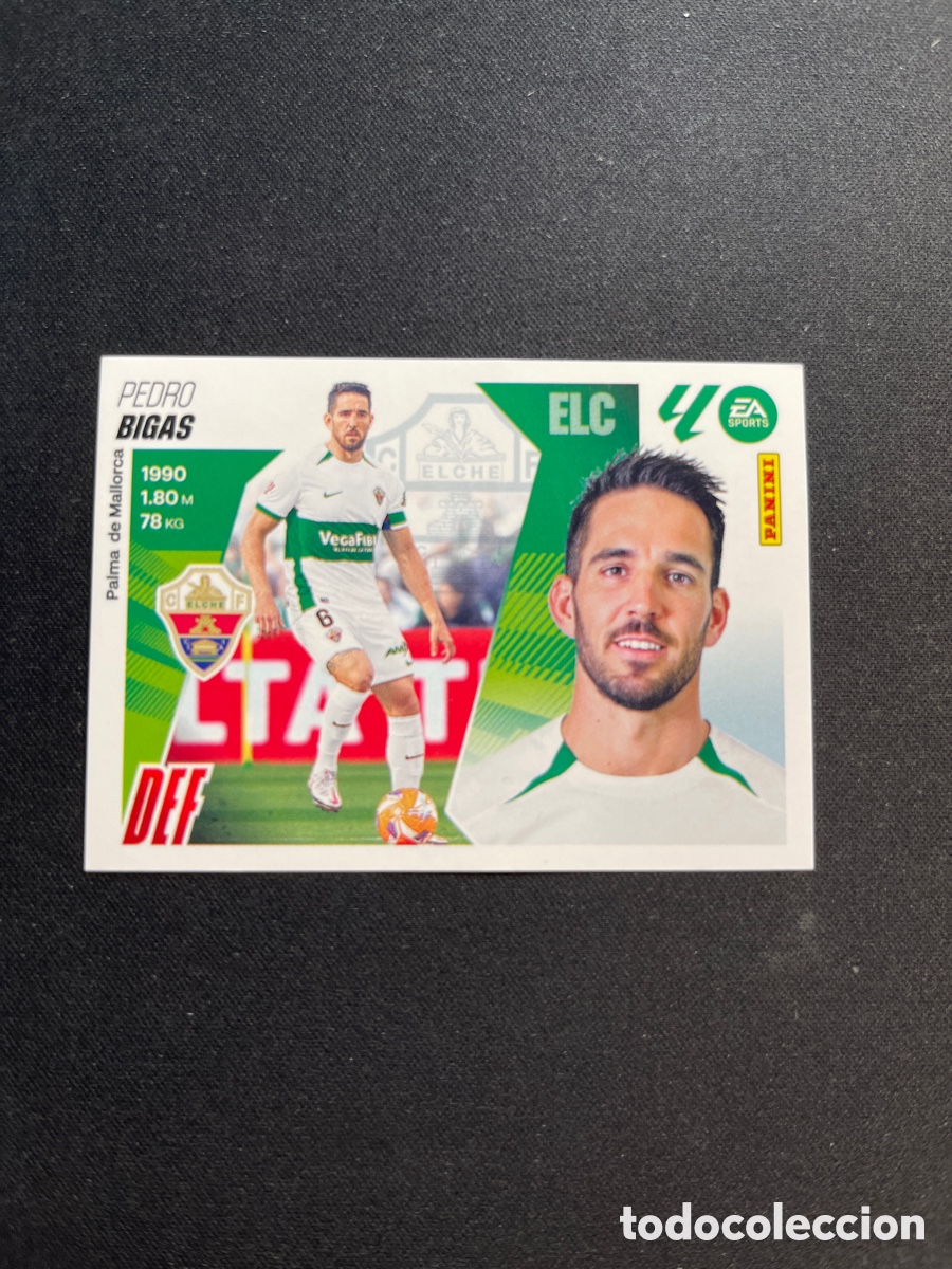 Cromos de F&uacute;tbol: Bigas 9 Elche Liga Este 2025 2026 25 26