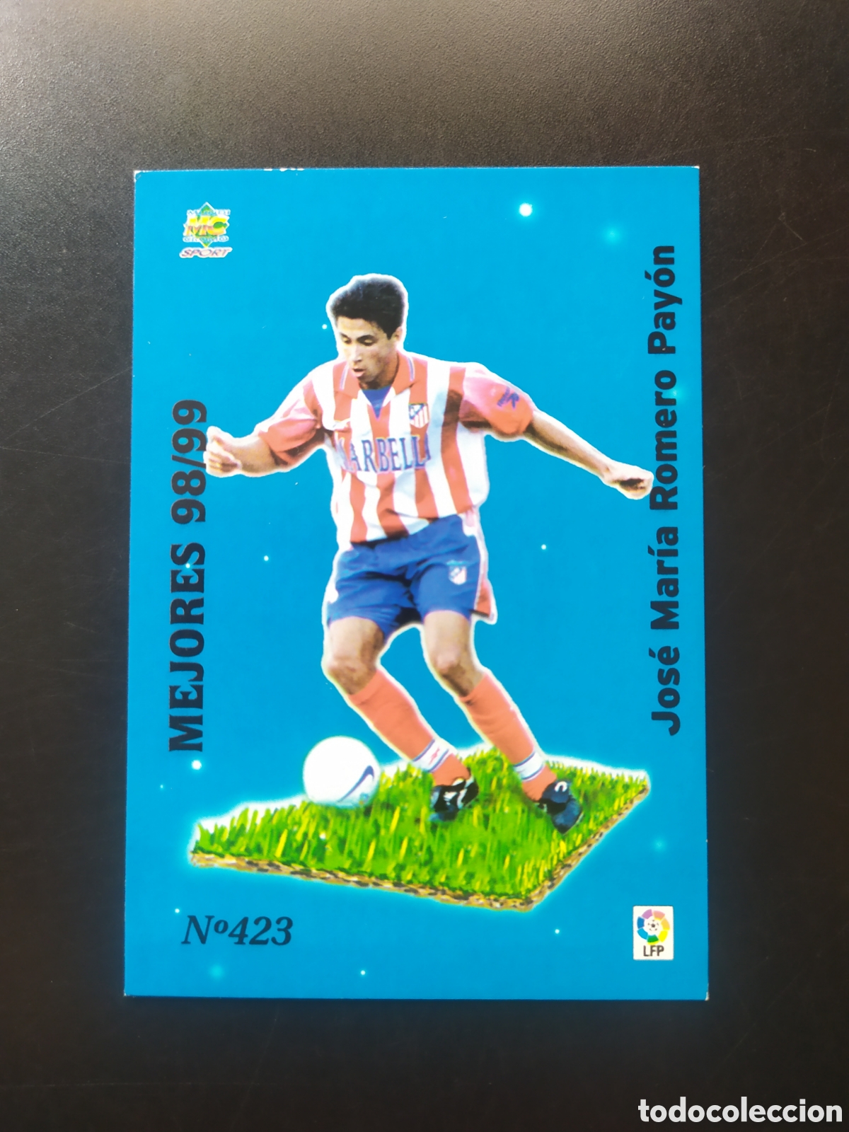 Cromos de F&uacute;tbol: Mundicromo fichas Liga 1999 2000 99 00 Jose Mari mejores 98/99 n&deg; 423 Atl&eacute;tico Madrid