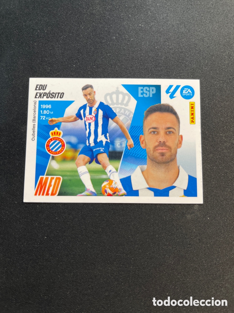 Cromos de F&uacute;tbol: Edu Exposito 14 Espanyol Liga Este 2025 2026 25 26