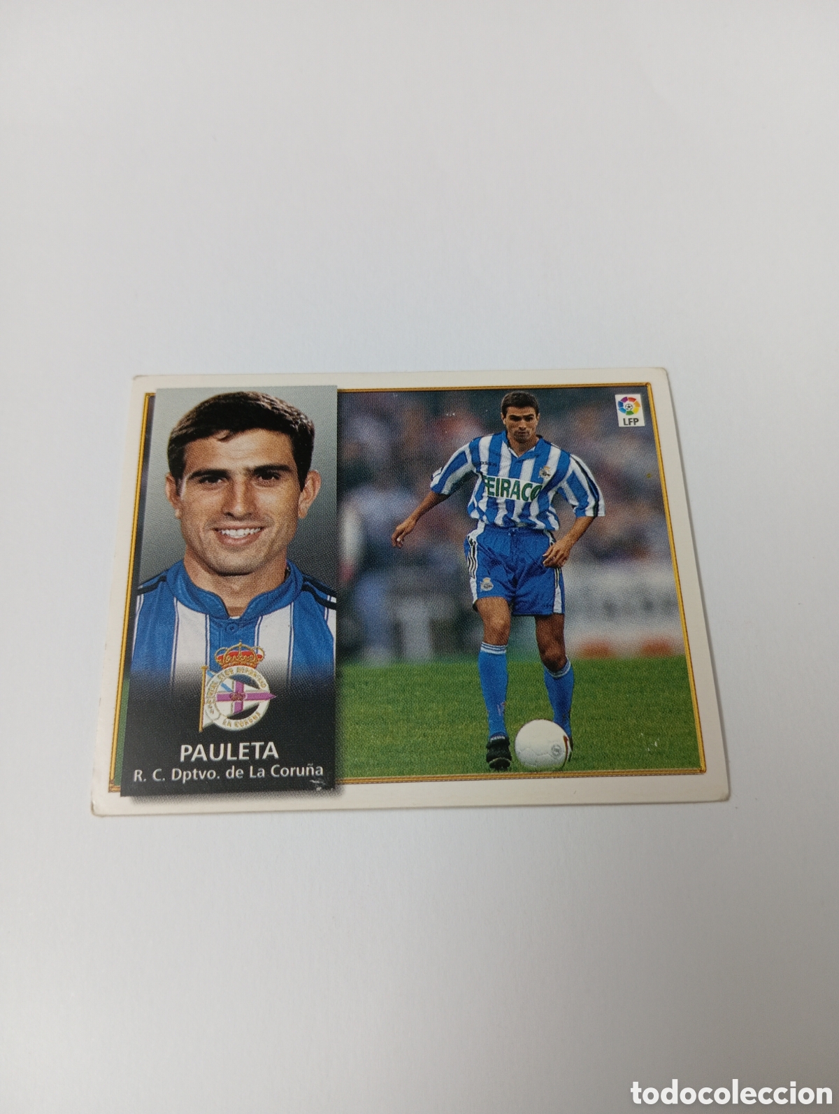 Cromos de F&uacute;tbol: PAULETA Deportivo Liga Este 1998 1999 NUEVO SIN PEGAR 98 99