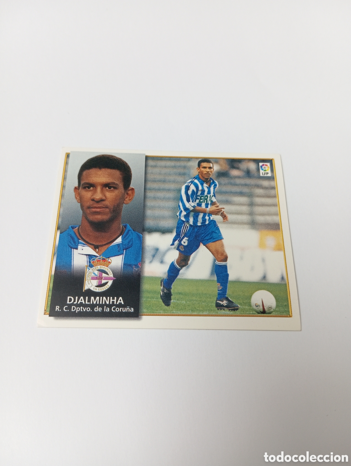 Cromos de F&uacute;tbol: DJALMINHA Deportivo Liga Este 1998 1999 NUEVO SIN PEGAR 98 99