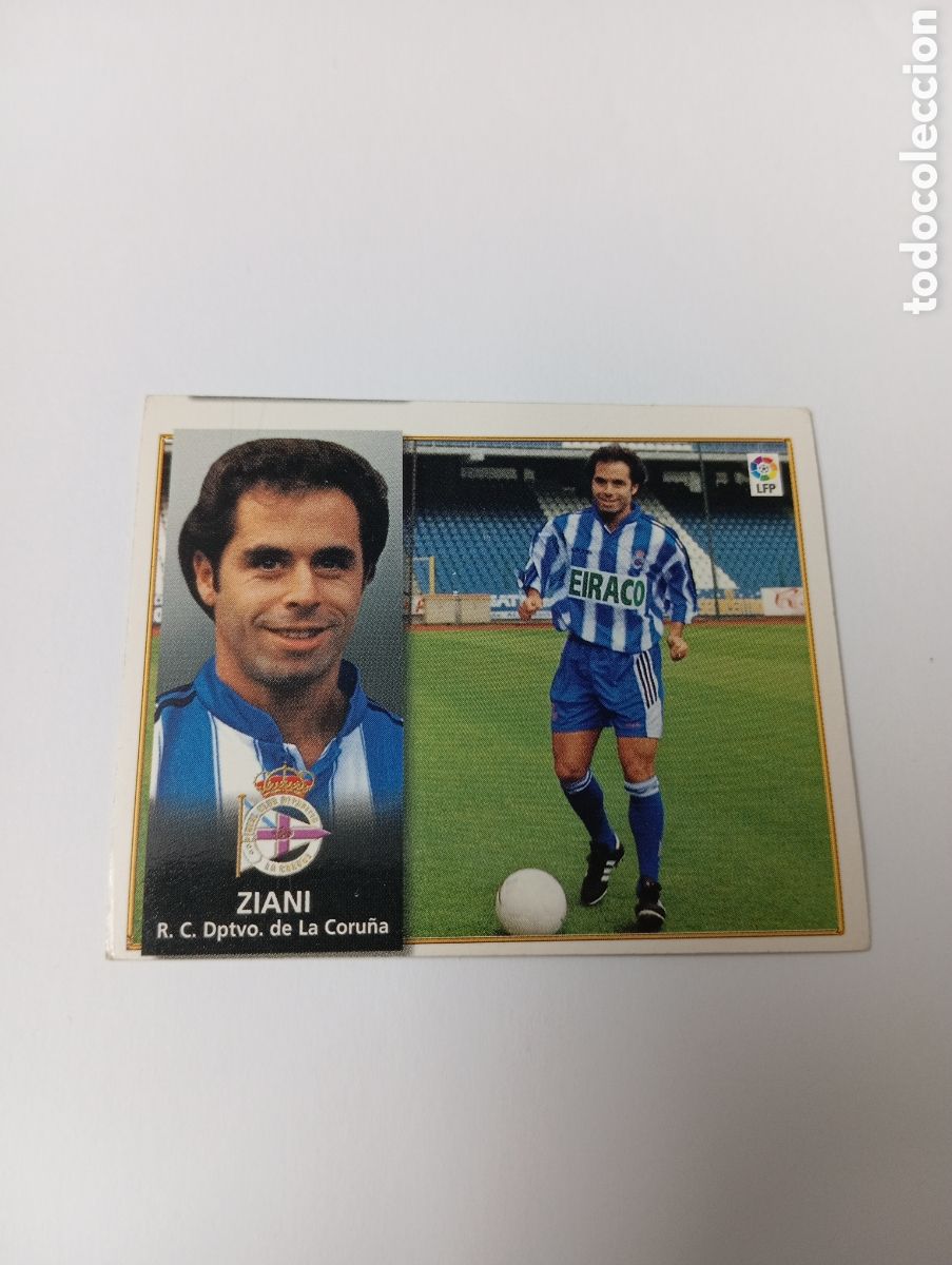 Cromos de F&uacute;tbol: ZIANI Deportivo Liga Este 1998 1999 NUEVO SIN PEGAR 98 99