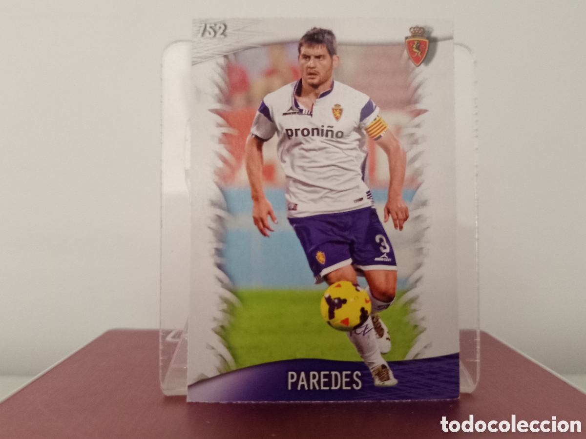 Cartes &agrave; collectionner de Football: ❇️ CROMO ⚽ PAREDES ZARAGOZA 752 FICHAS LIGA 2013 2014 13 14 QUIZ MUNDICROMO ❇️