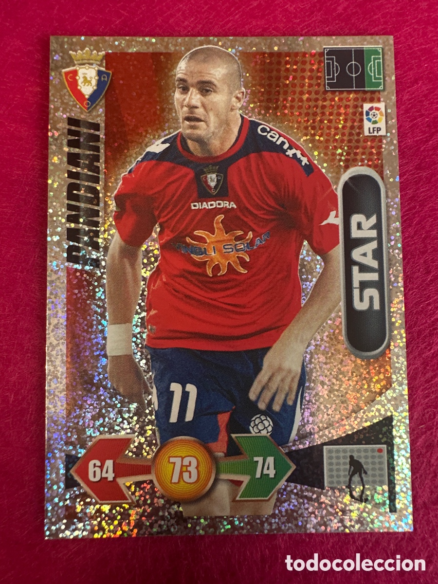 Cromos de Futebol: PANDIANI (OSASUNA) STAR-BRILLANTINA GRUESA-ADRENALYN LIGA 2009-2010 09 10 PANINI TRADING CARD