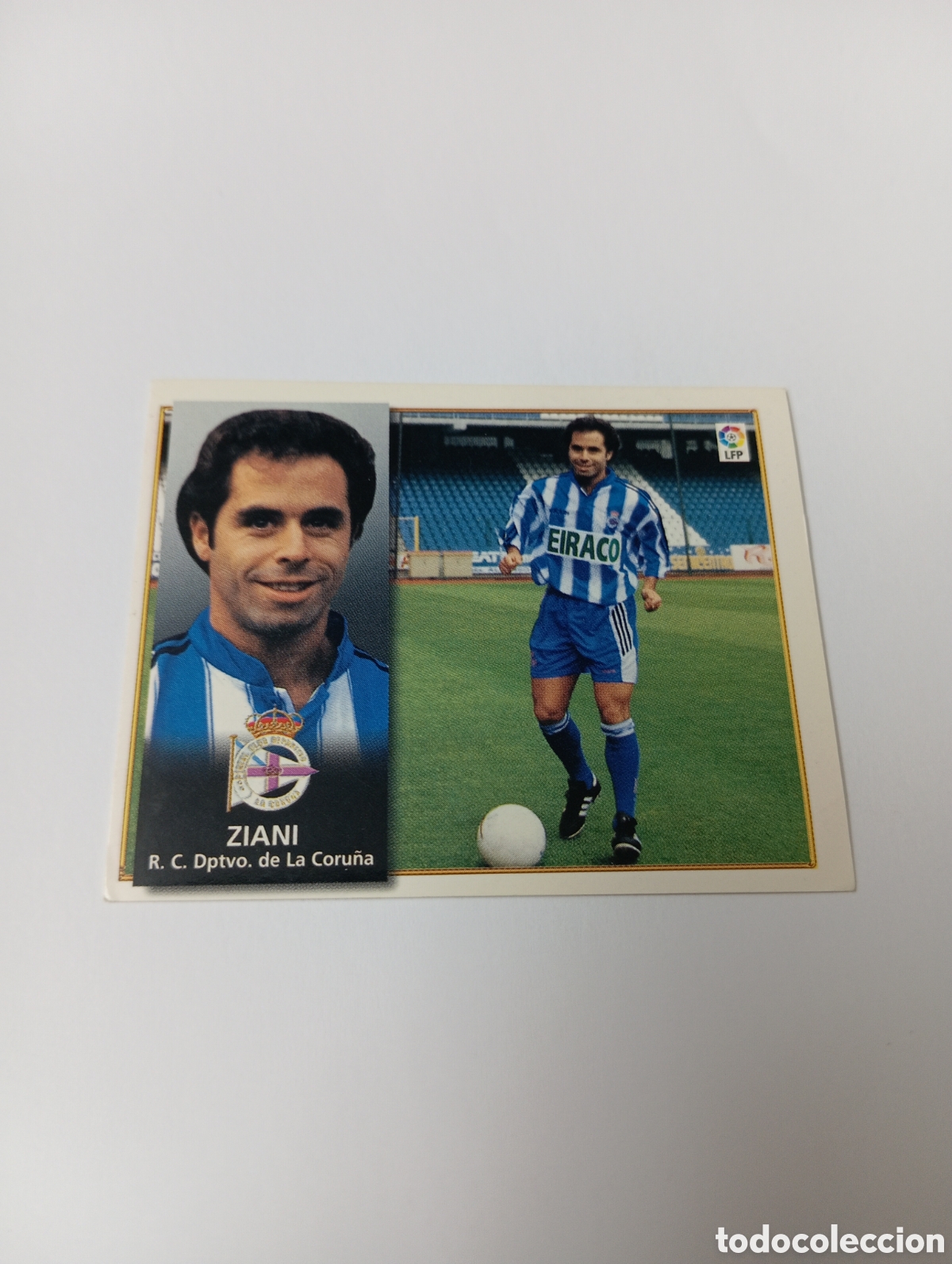 Cromos de F&uacute;tbol: ZIANI Deportivo Liga Este 1998 1999 NUEVO SIN PEGAR 98 99