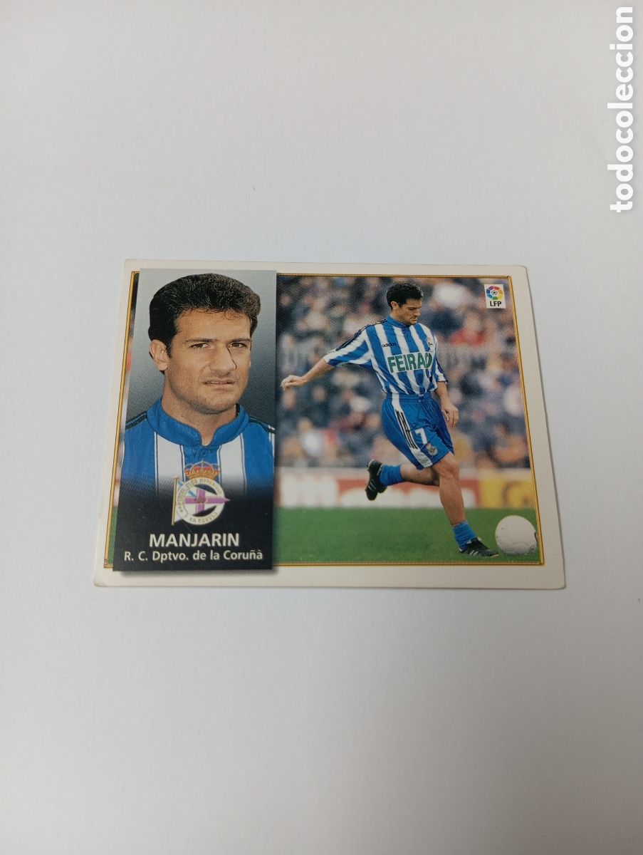 Cromos de F&uacute;tbol: MANJARIN Deportivo Liga Este 1998 1999 NUEVO SIN PEGAR 98 99