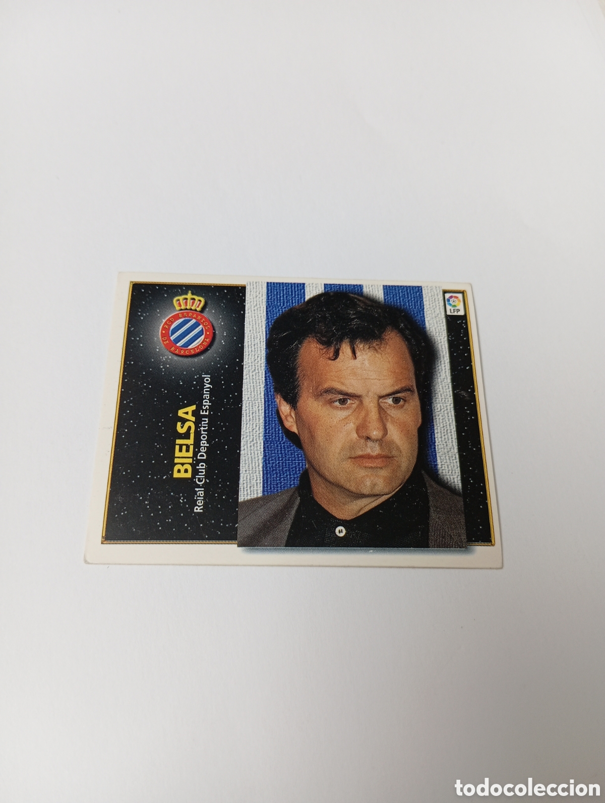 Cromos de F&uacute;tbol: ENTRENADOR BIELSA Espanyol Espa&ntilde;ol Liga Este 1998 1999 NUEVO SIN PEGAR 98 99