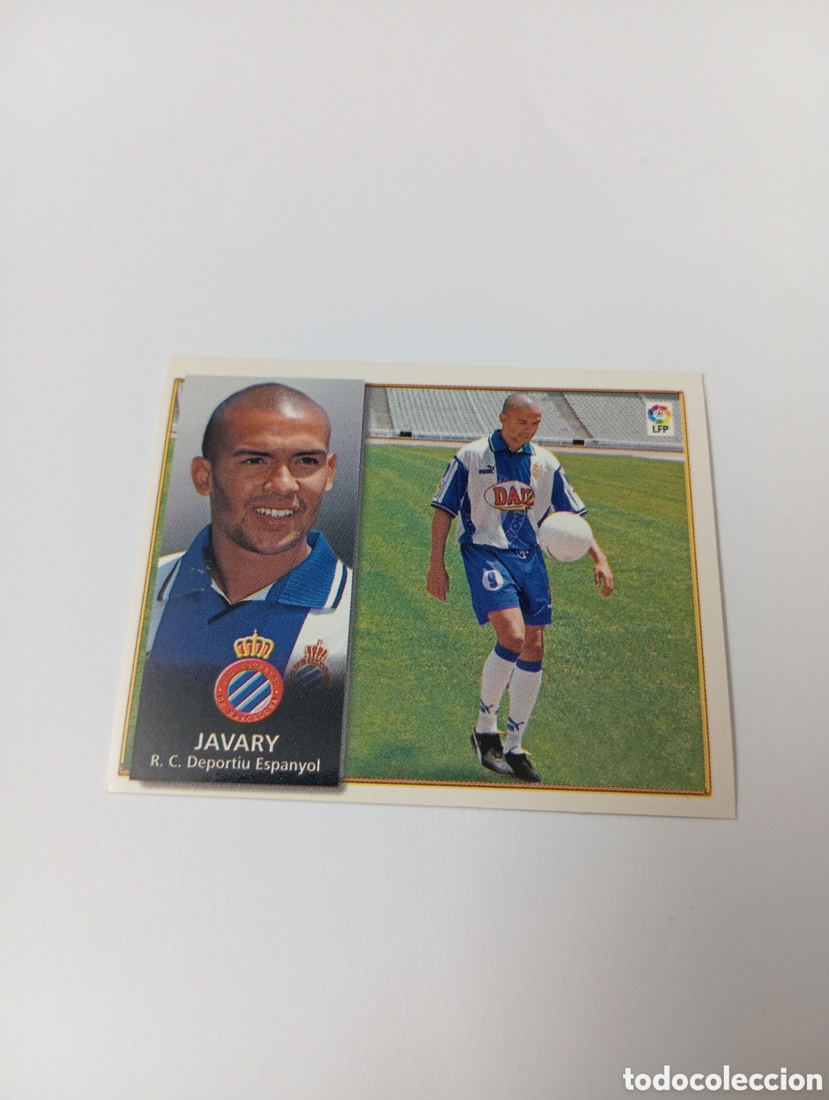 Cromos de F&uacute;tbol: JAVARY Espanyol Espa&ntilde;ol Liga Este 1998 1999 NUEVO SIN PEGAR 98 99