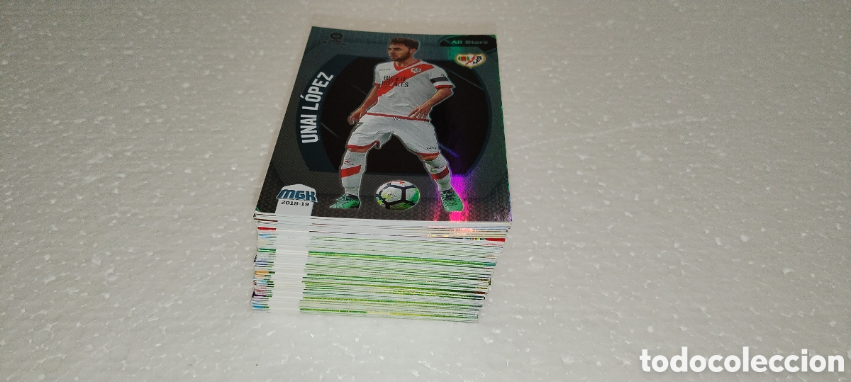 Cromos de F&uacute;tbol: Lote de 89 cromos de f&uacute;tbol Megacrak 2018-19