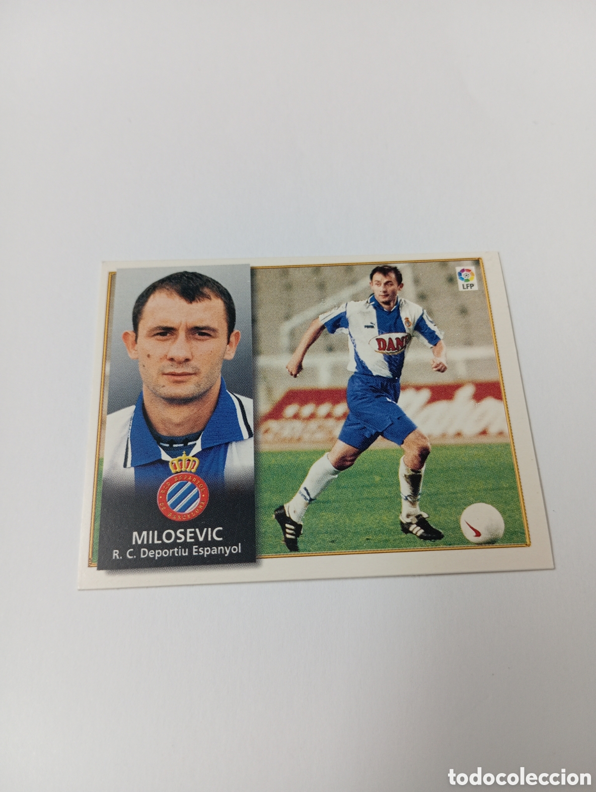 Cromos de F&uacute;tbol: MILOSEVIC BAJA Espanyol Espa&ntilde;ol Liga Este 1998 1999 NUEVO SIN PEGAR 98 99