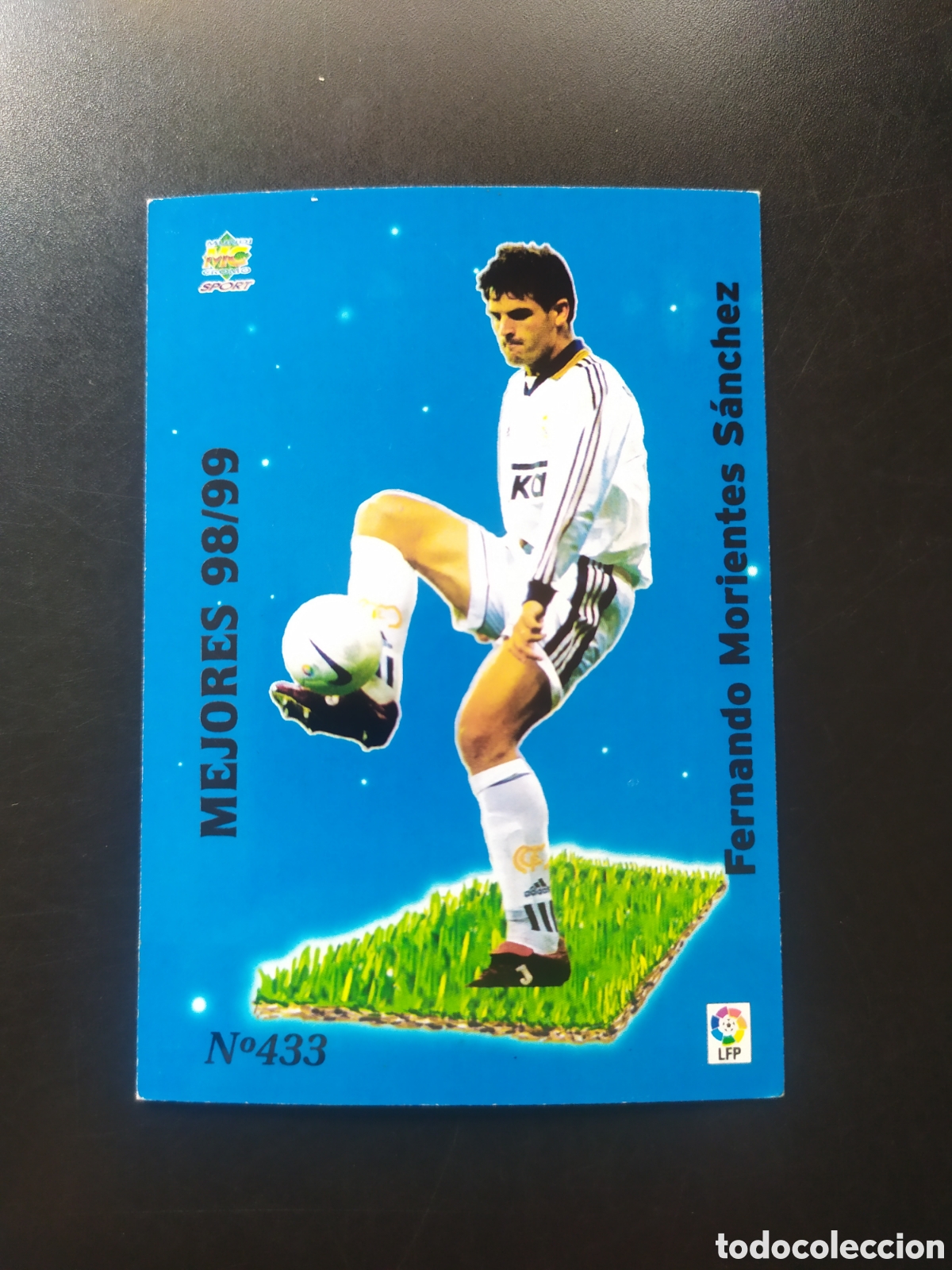 Cromos de F&uacute;tbol: Mundicromo fichas Liga 1999 2000 99 00 Morientes mejores 98/99 n&deg; 433 Real Madrid