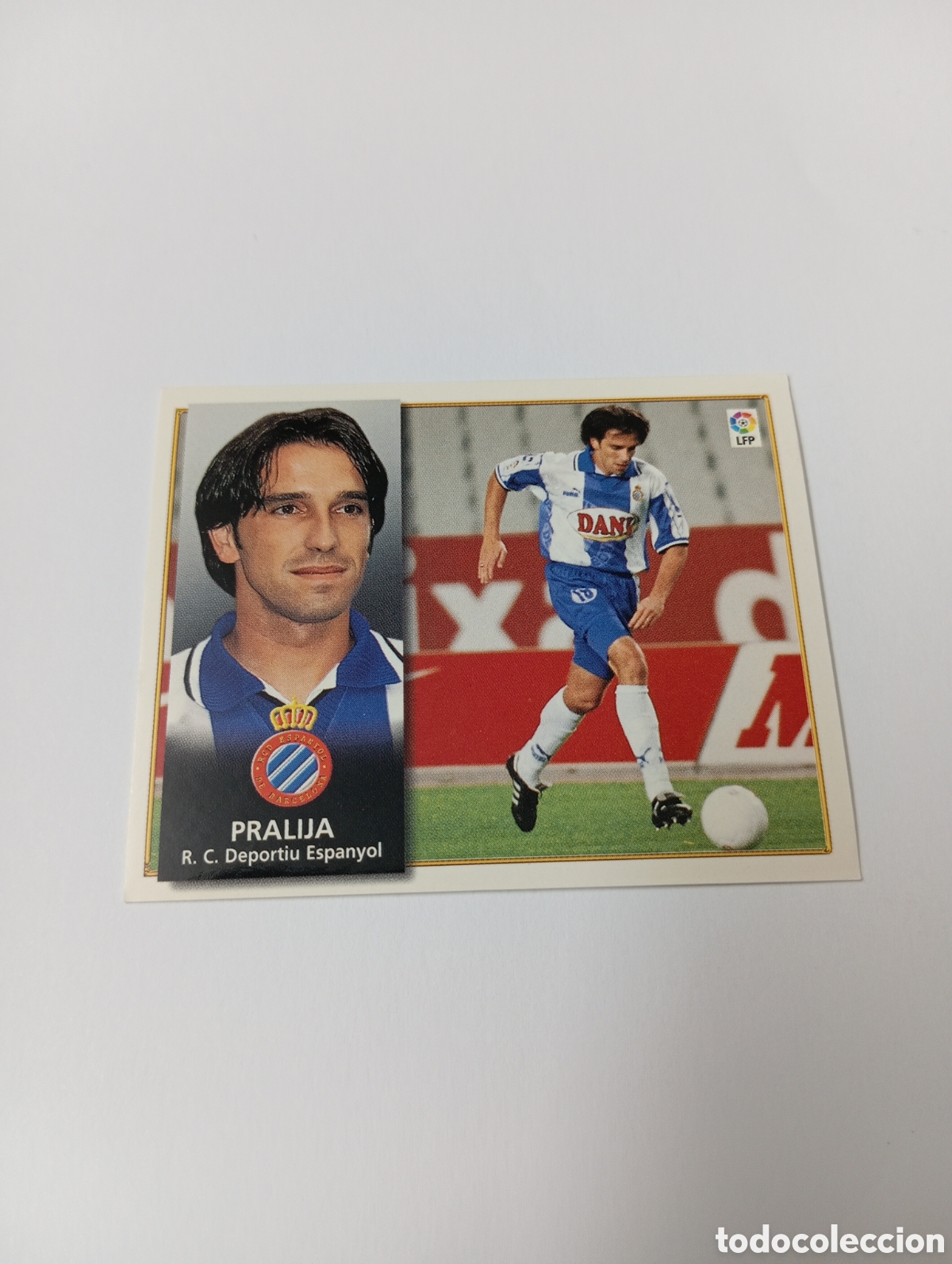 Cromos de F&uacute;tbol: PRALIJA Espanyol Espa&ntilde;ol Liga Este 1998 1999 NUEVO SIN PEGAR 98 99
