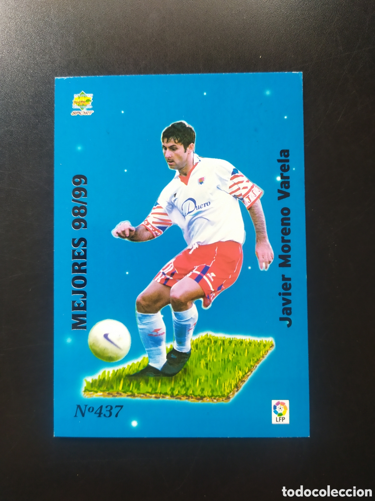 Cromos de F&uacute;tbol: Mundicromo fichas Liga 1999 2000 99 00 Moreno mejores 98/99 n&deg; 437 Numancia