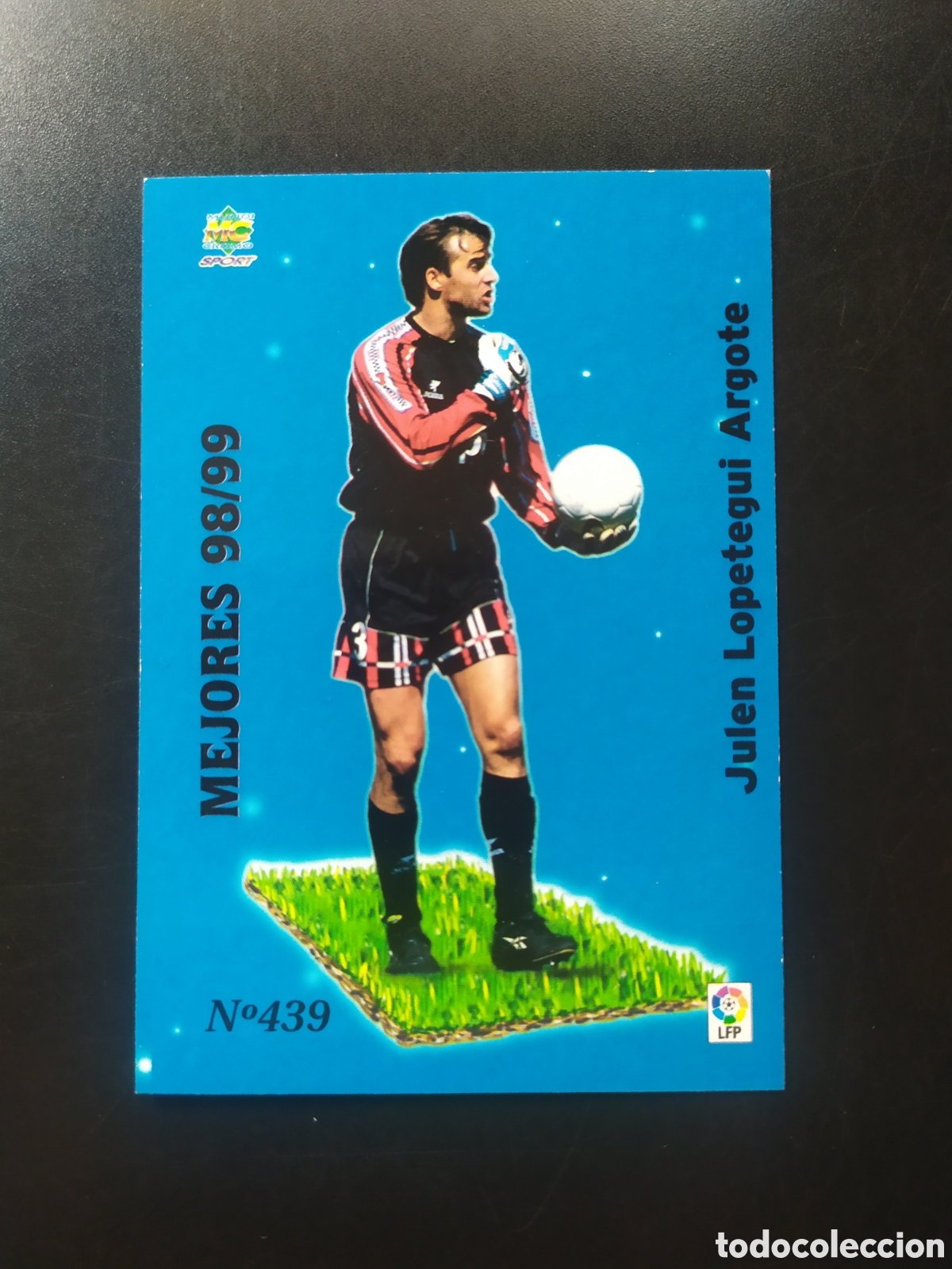 Cromos de F&uacute;tbol: Mundicromo fichas Liga 1999 2000 99 00 Lopetegui mejores 98/99 n&deg; 439 Rayo Vallecano
