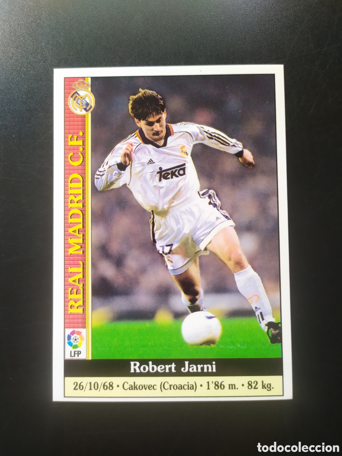 Cromos de F&uacute;tbol: Mundicromo fichas Liga 1999 2000 99 00 Jarni n&deg; 28 Real Madrid
