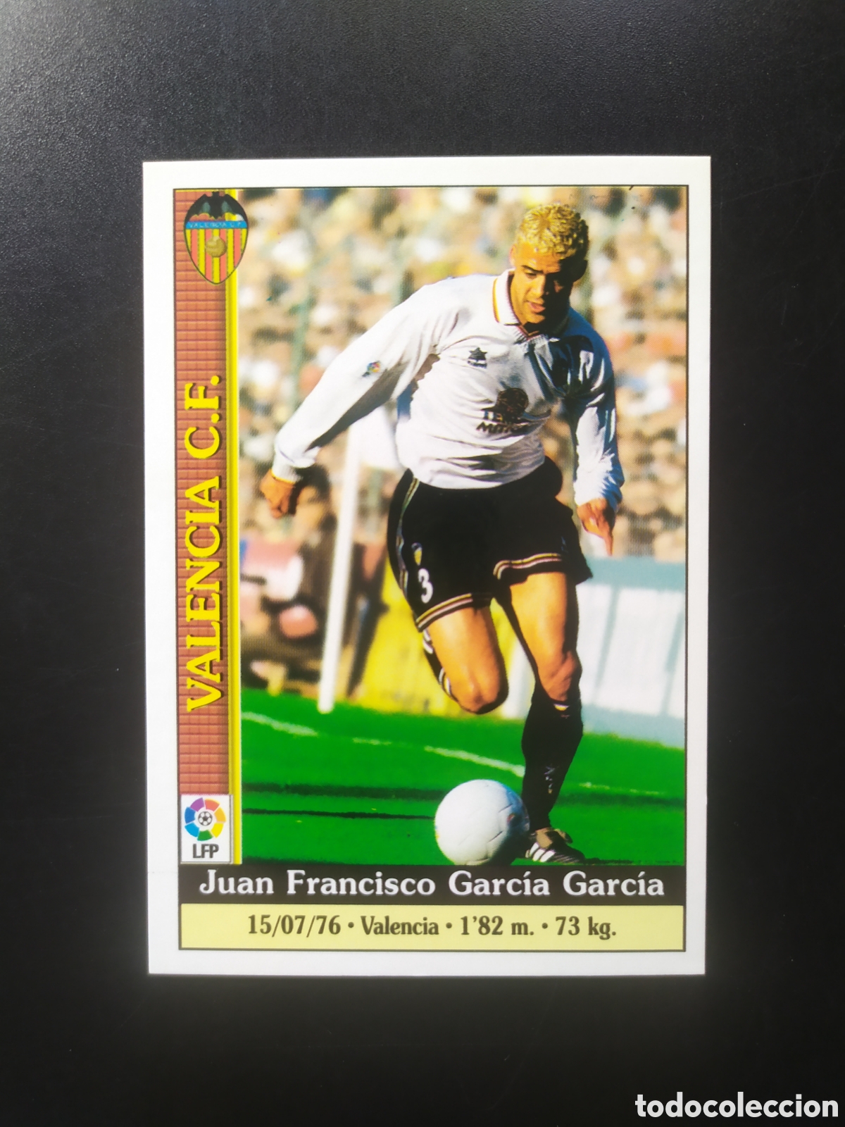 Cromos de F&uacute;tbol: Mundicromo fichas Liga 1999 2000 99 00 Juanfra n&deg; 64 Valencia