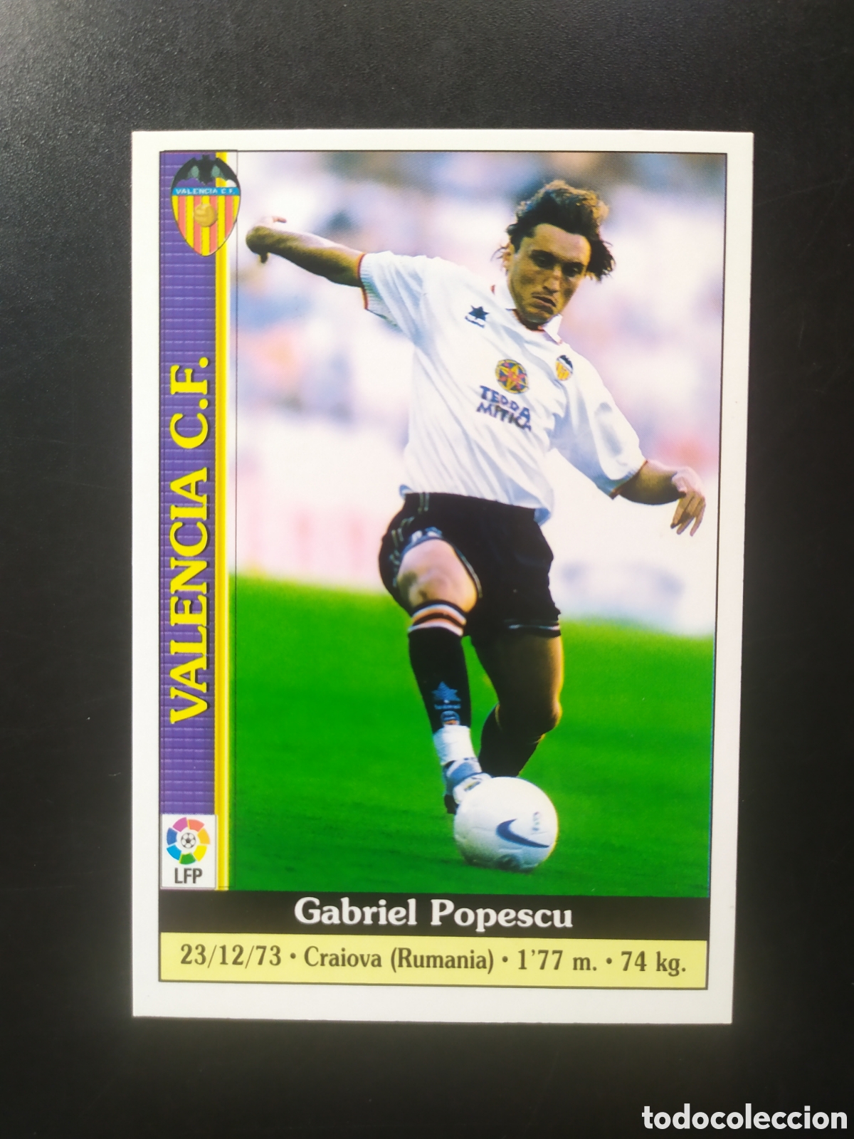 Cromos de F&uacute;tbol: Mundicromo fichas Liga 1999 2000 99 00 Popescu n&deg; 67 Valencia