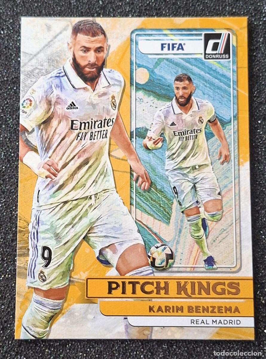 Cromos de F&uacute;tbol: Karim Benzema Real Madrid Panini Donruss Soccer Pitch Kings
