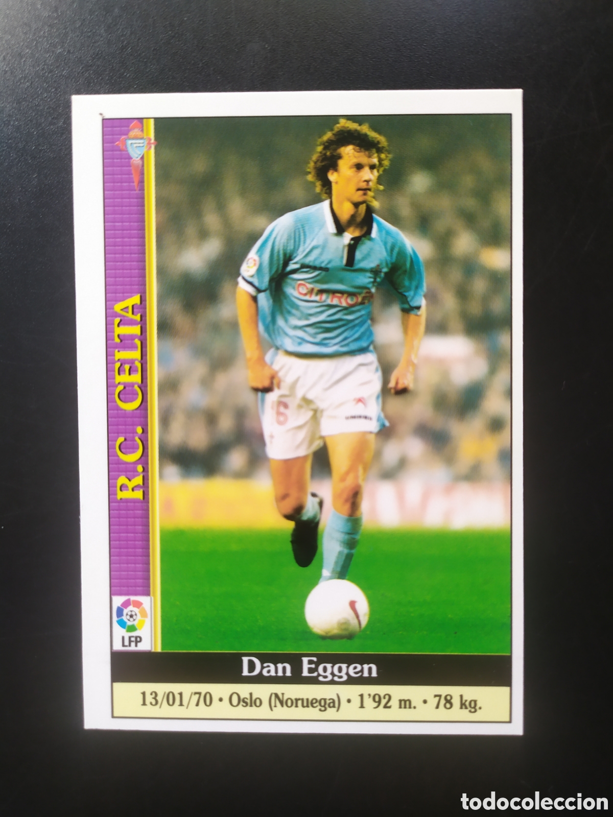 Cromos de F&uacute;tbol: Mundicromo fichas Liga 1999 2000 99 00 Eggen n&deg; 80 Celta Vigo