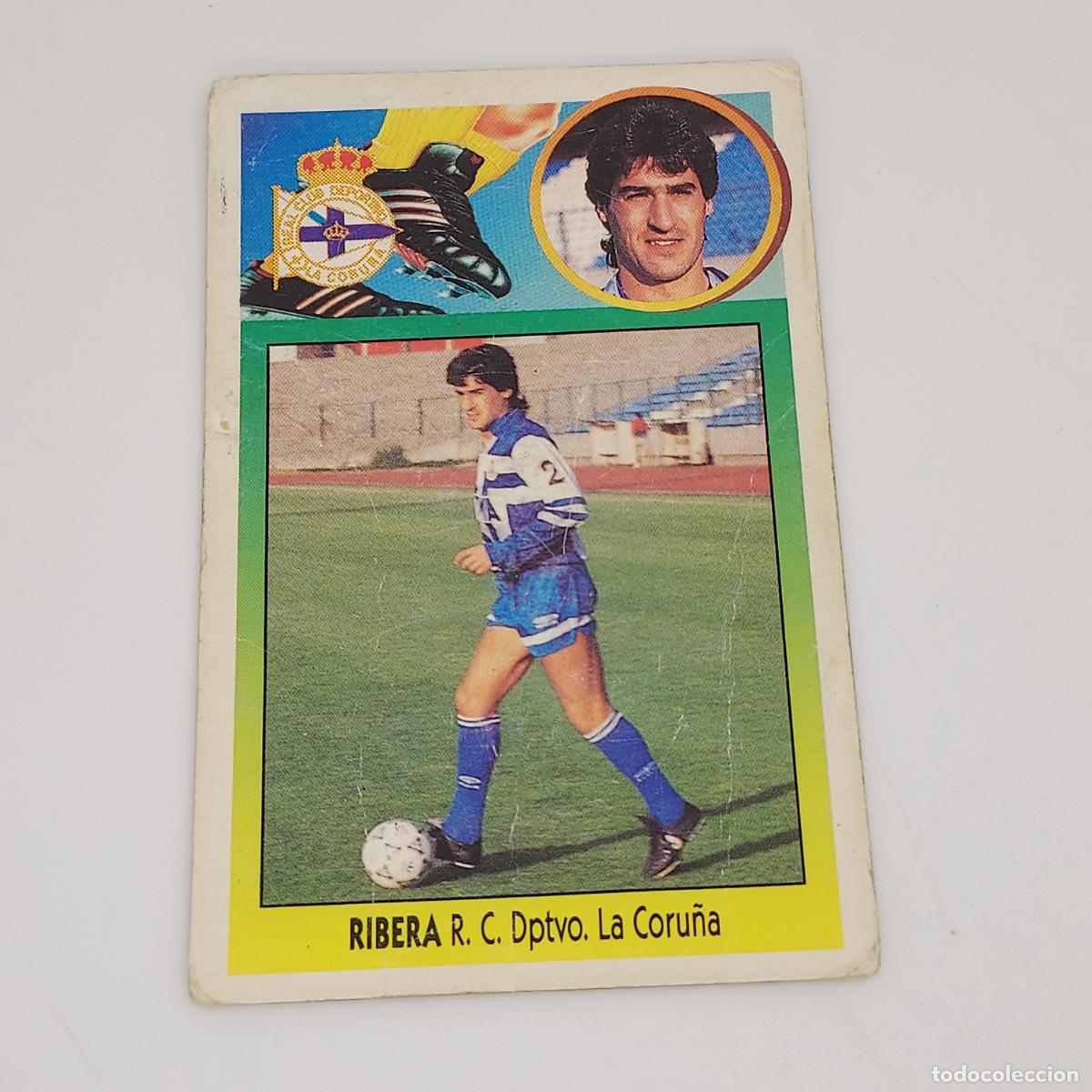 Cromos de F&uacute;tbol: CROMO RIBERA DEPORTIVO DE LA CORU&Ntilde;A 1993 1994 93 94 EDICIONES ESTE CARTON SIN PEGAR